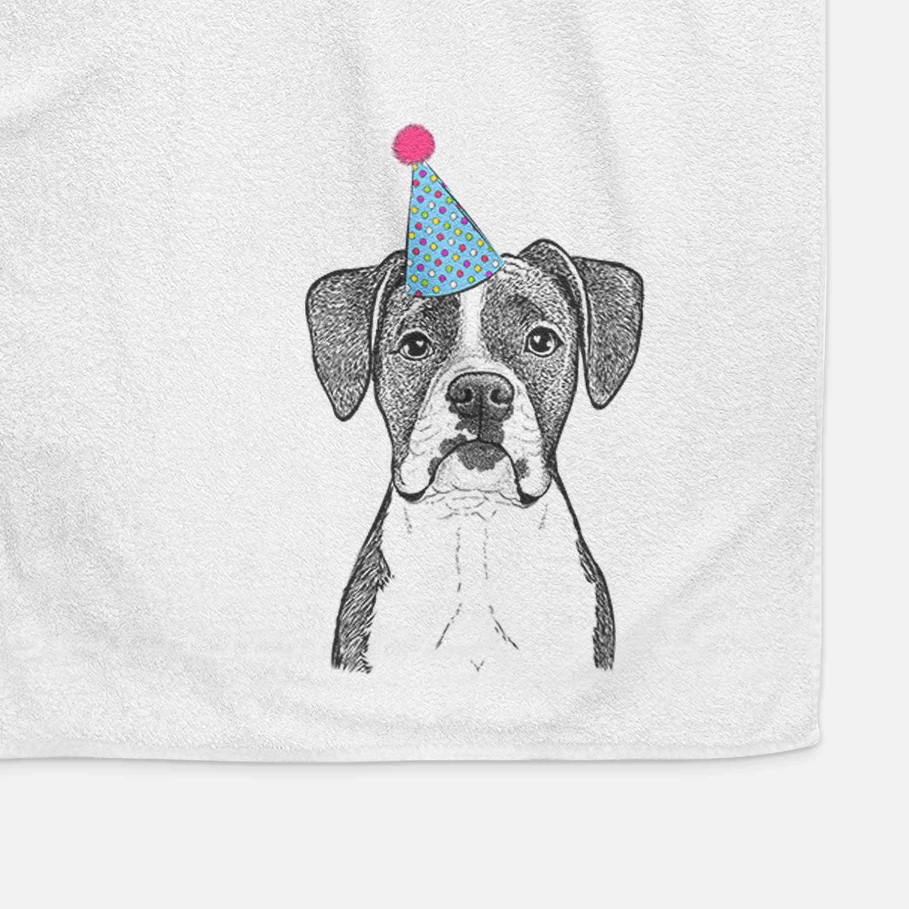 Annie the Boxer Decorative Hand Towel