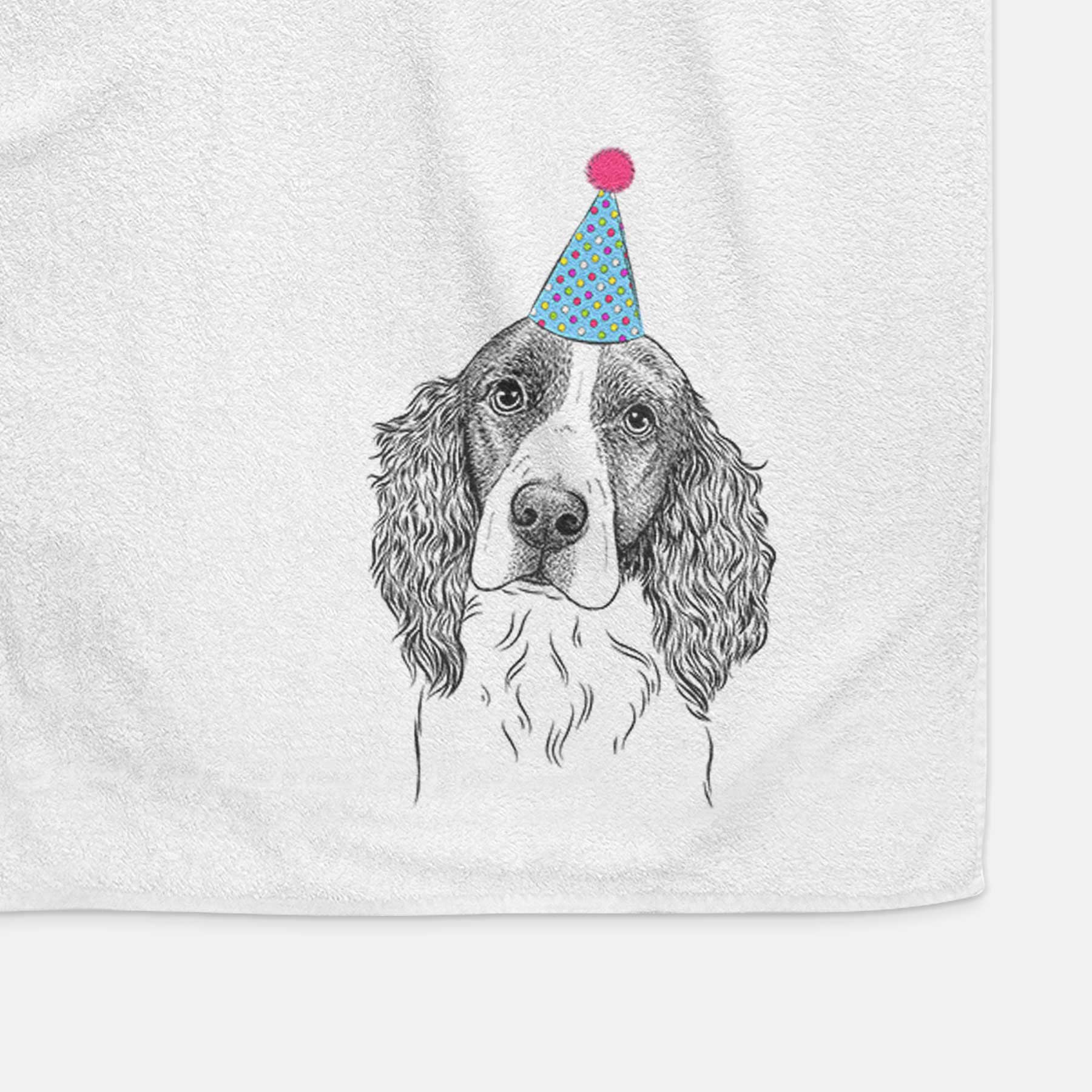 Annie the English Springer Spaniel Decorative Hand Towel