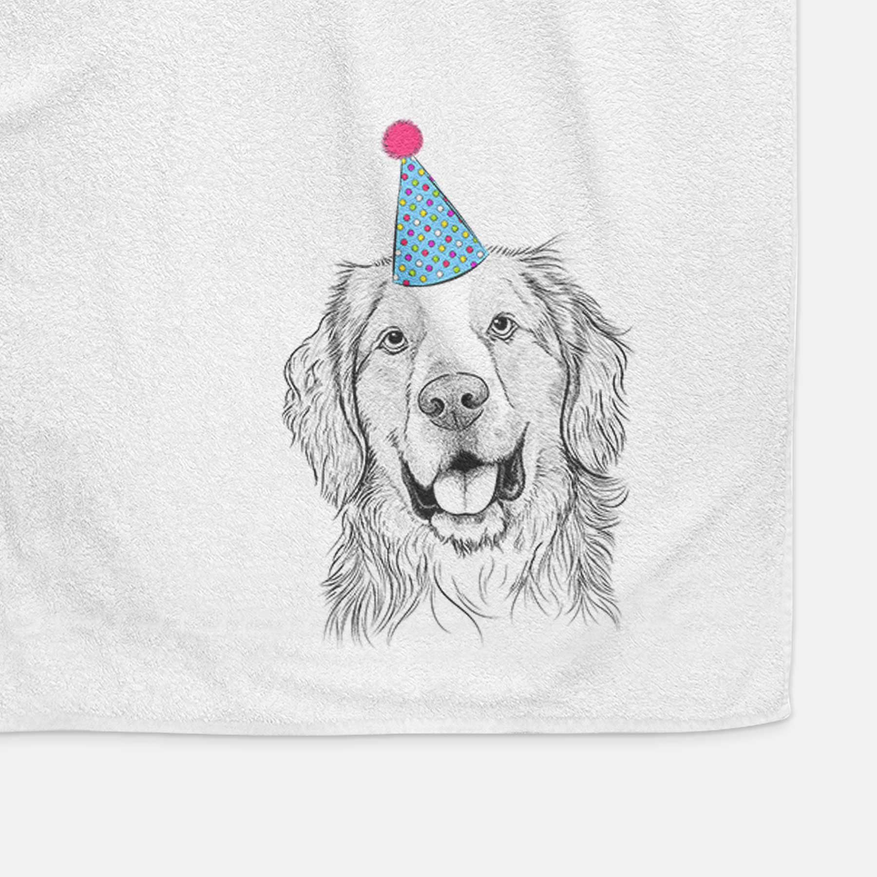 Archie Benjamin the Mixed Breed Decorative Hand Towel