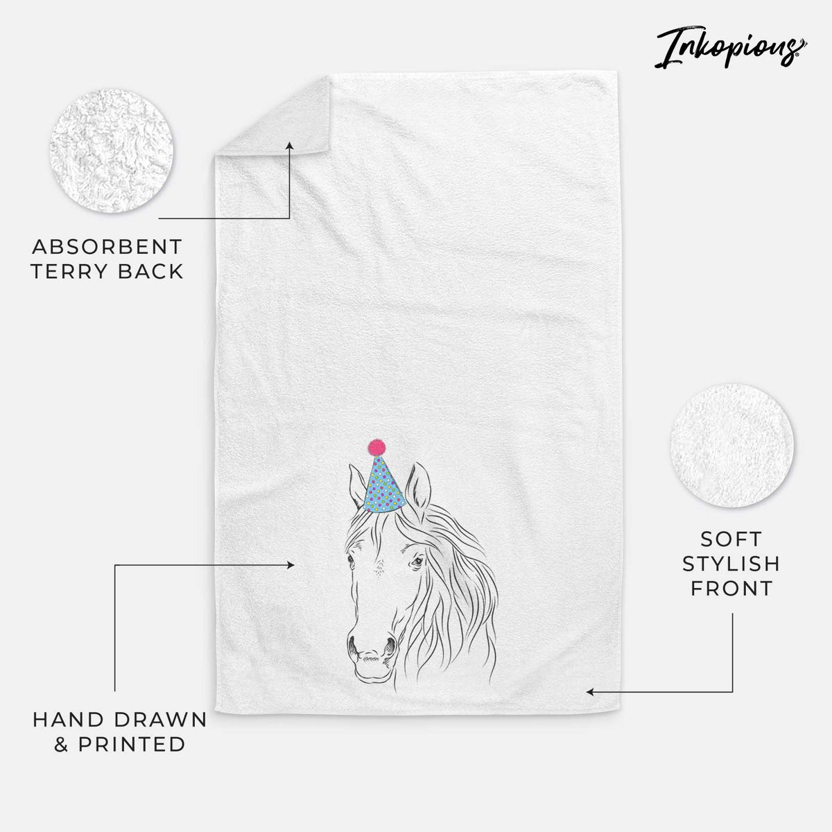 Aria the Horse Decorative Hand Towel