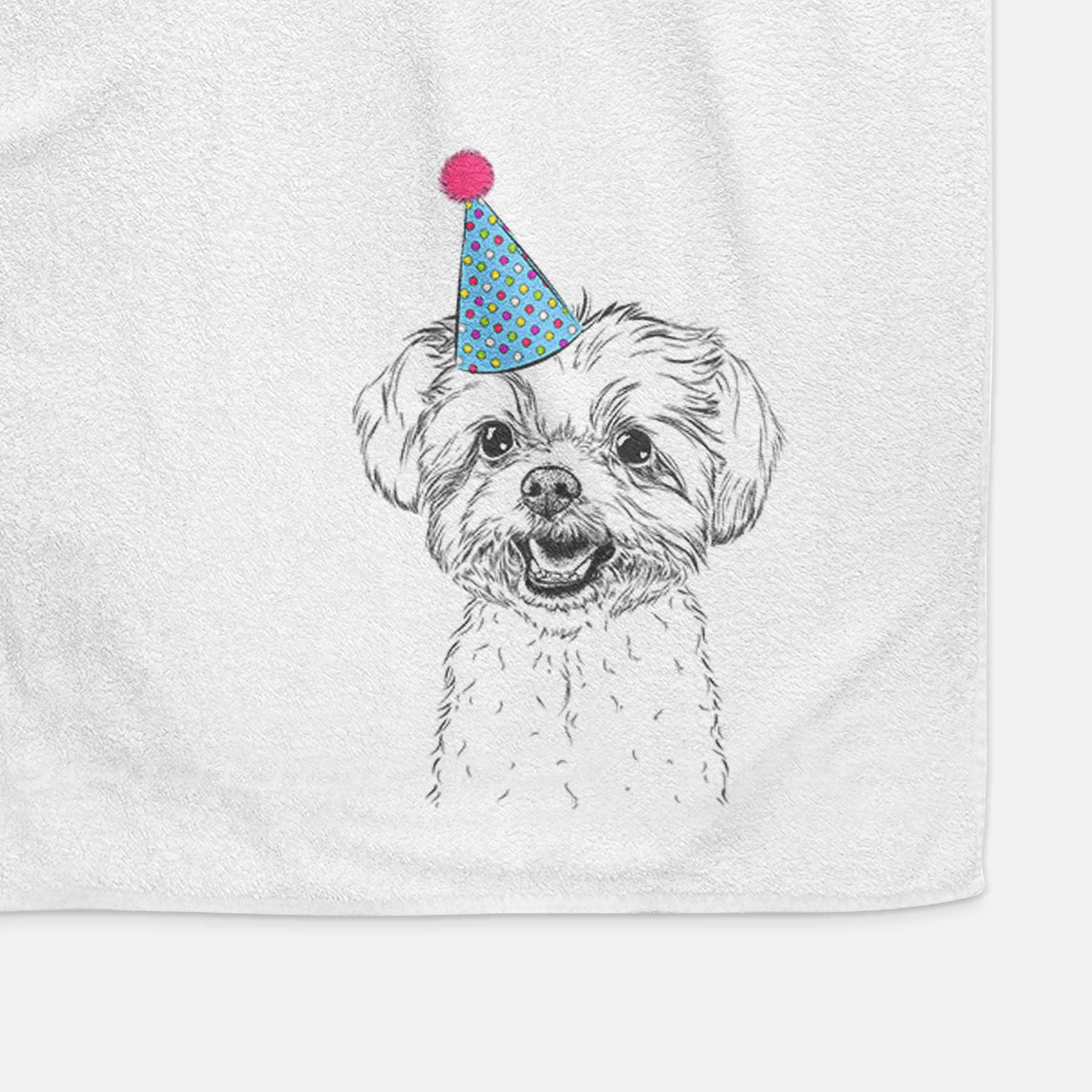 Aspen the Morkie Decorative Hand Towel