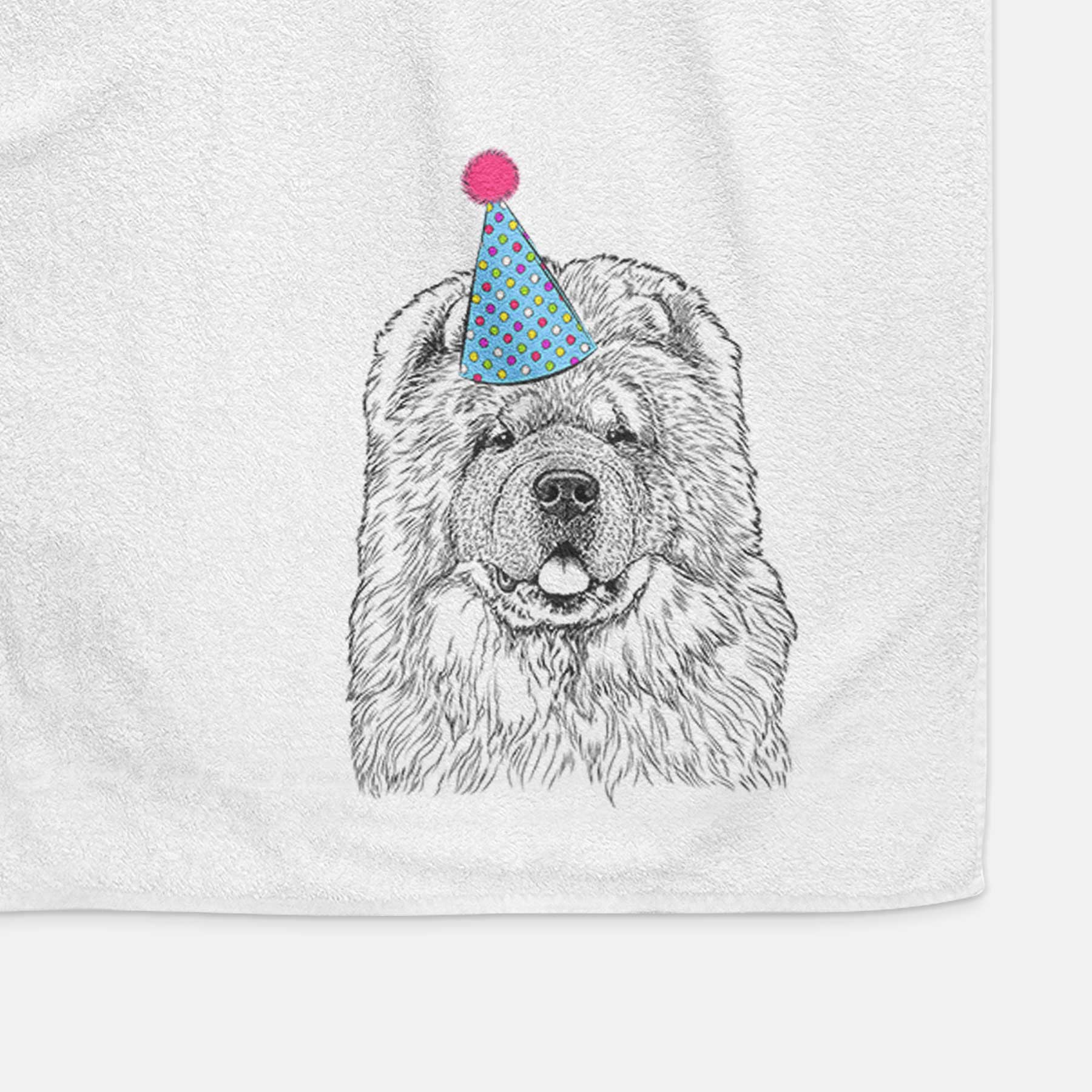 Baloo the Chow Chow Decorative Hand Towel