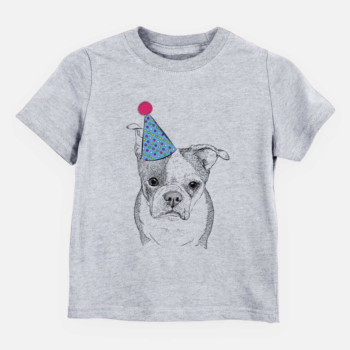 Birthday Bandit the Boston Terrier - Kids/Youth/Toddler Shirt