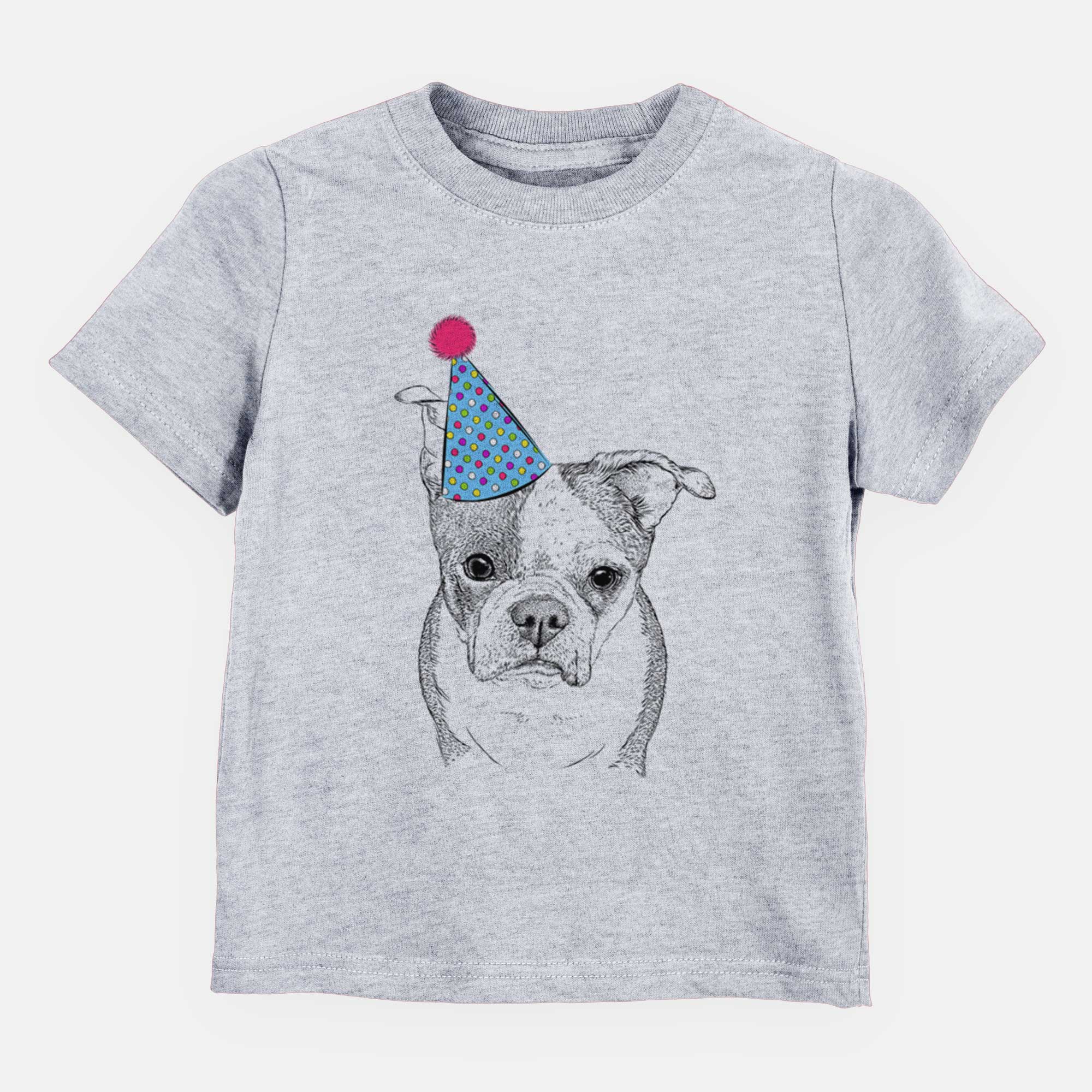 Birthday Bandit the Boston Terrier - Kids/Youth/Toddler Shirt