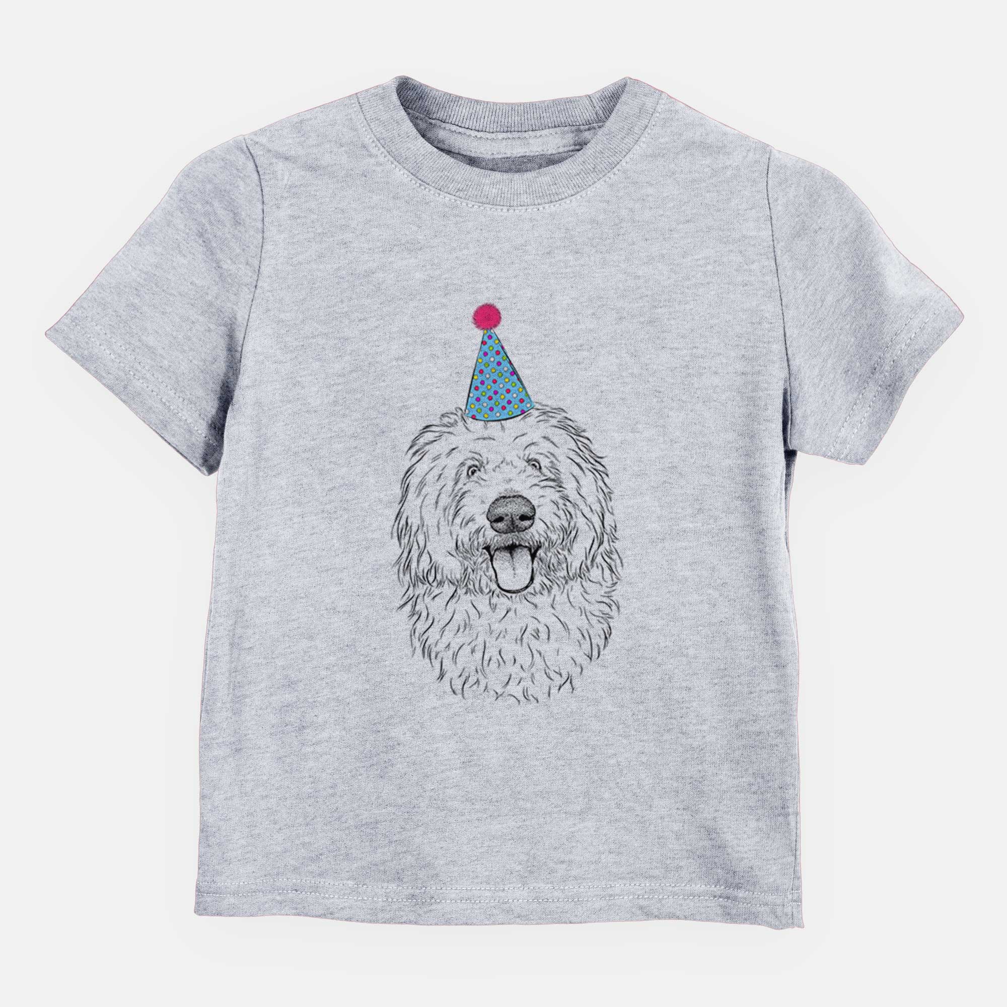 Birthday Barry the Old English Sheepdog - Kids/Youth/Toddler Shirt