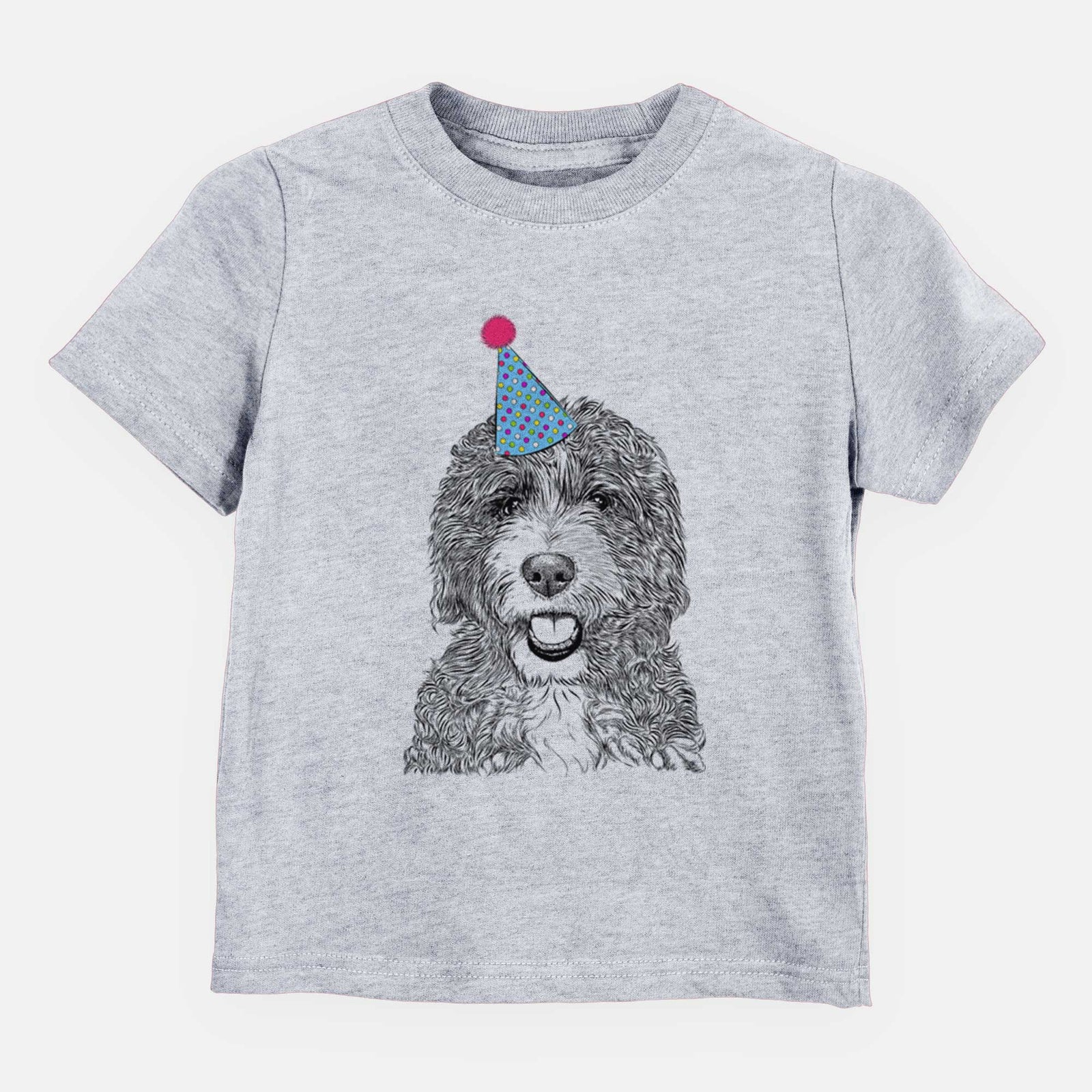 Birthday Bash the Bernedoodle - Kids/Youth/Toddler Shirt