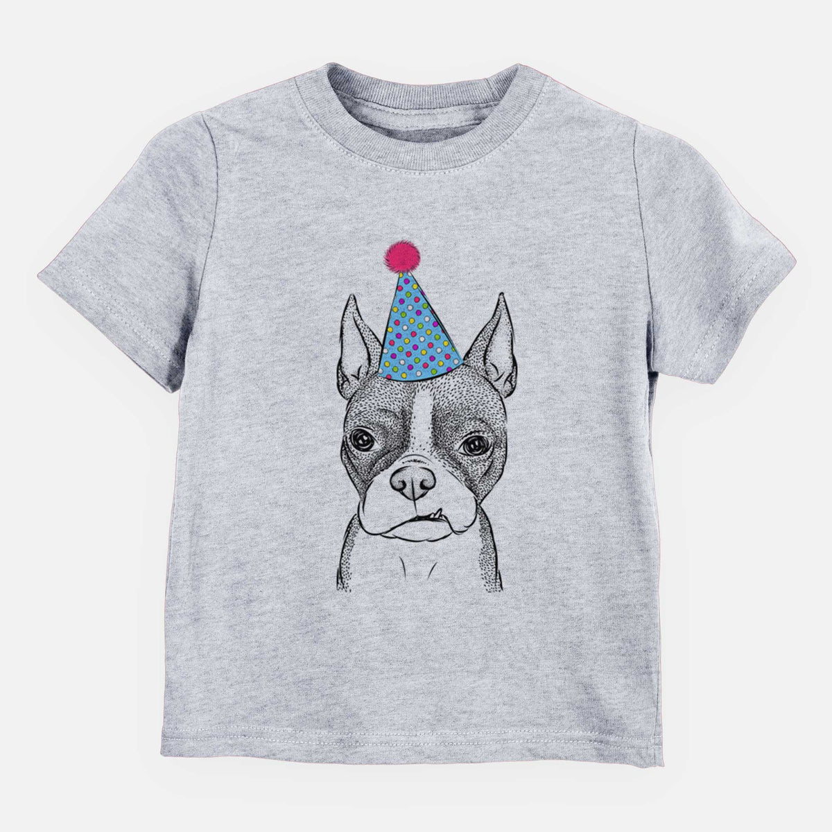 Birthday Bean the Boston Terrier - Kids/Youth/Toddler Shirt