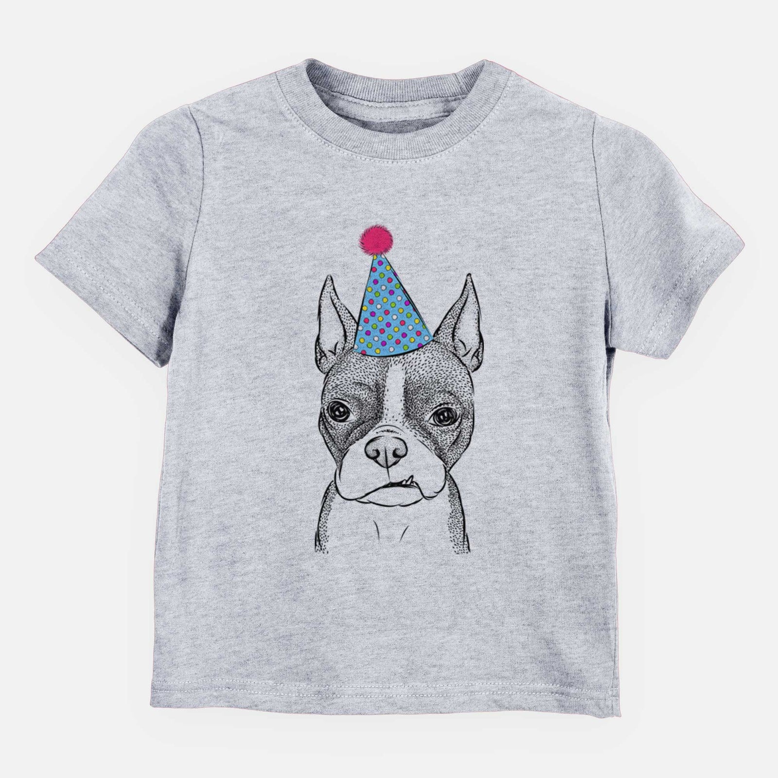 Birthday Bean the Boston Terrier - Kids/Youth/Toddler Shirt