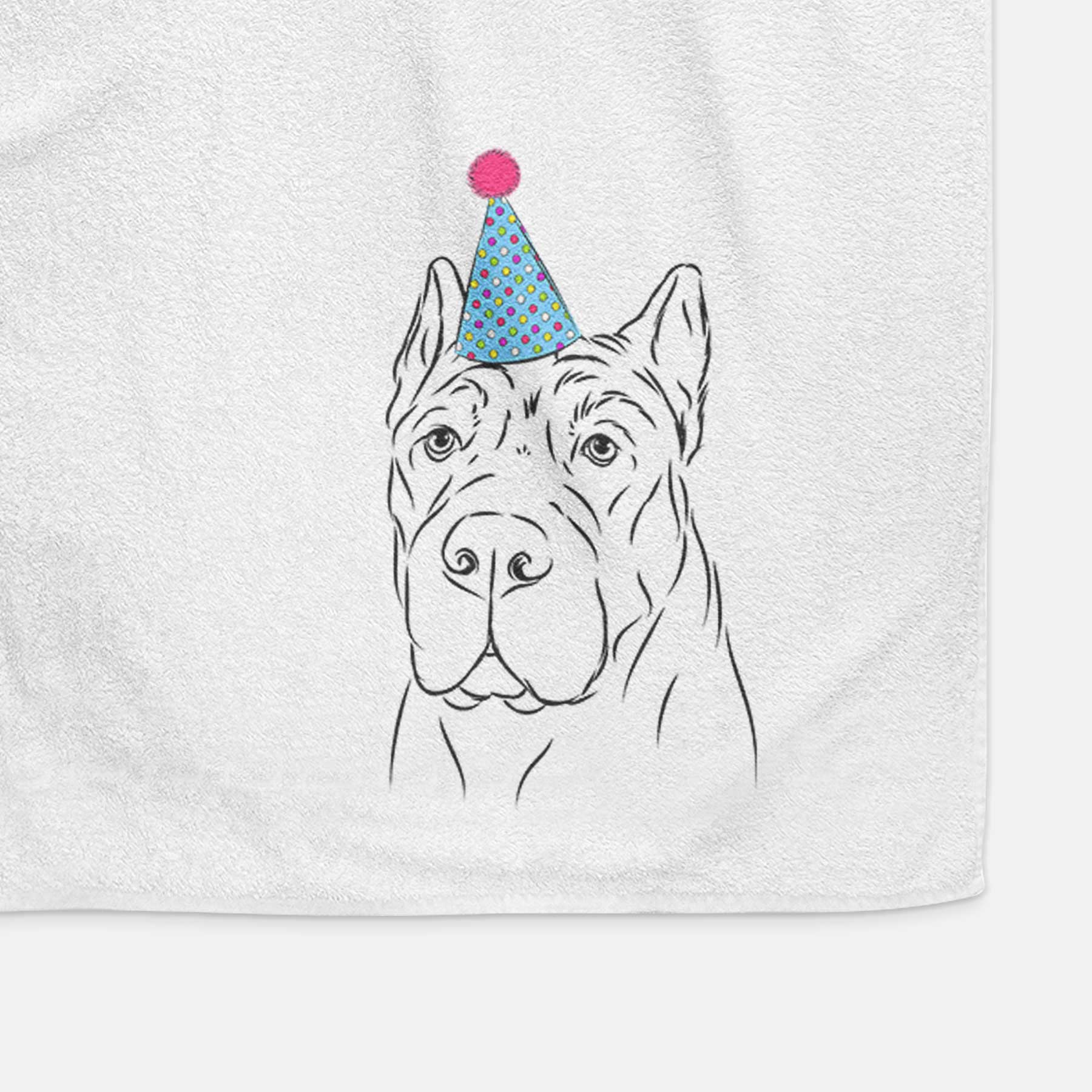 Bearson the Cane Corso Decorative Hand Towel