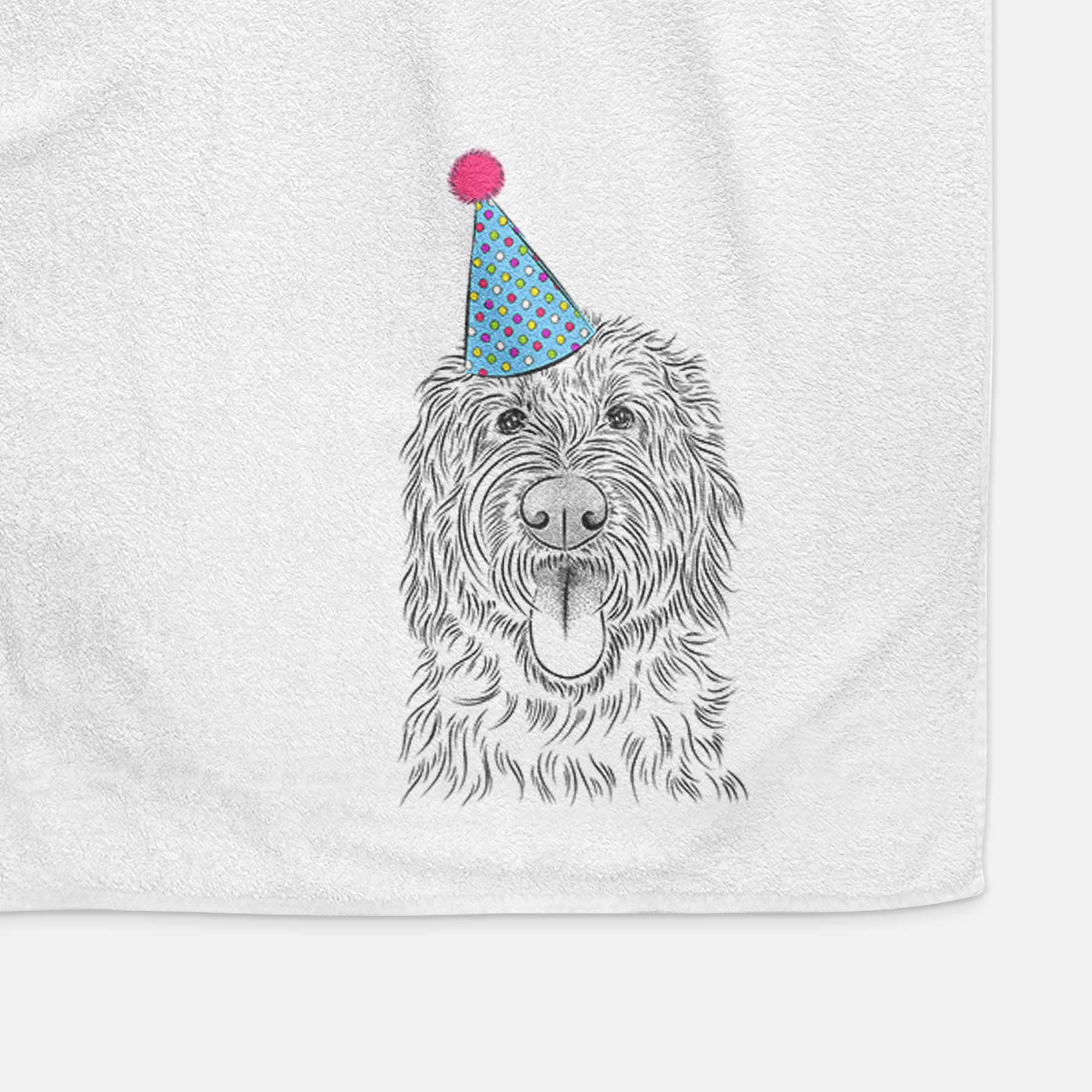 Bennett the Doodle Decorative Hand Towel