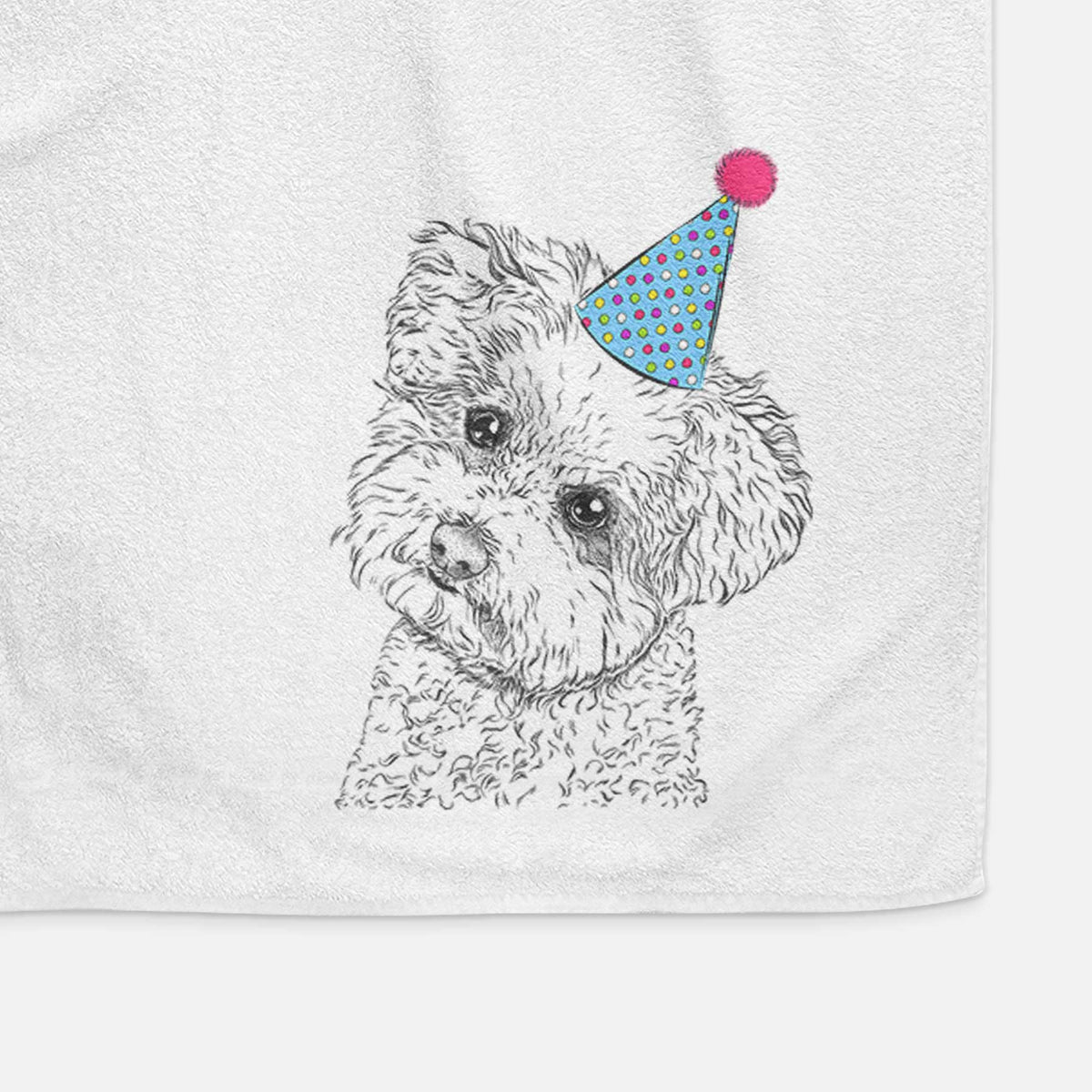 Bento the Bolognese Decorative Hand Towel