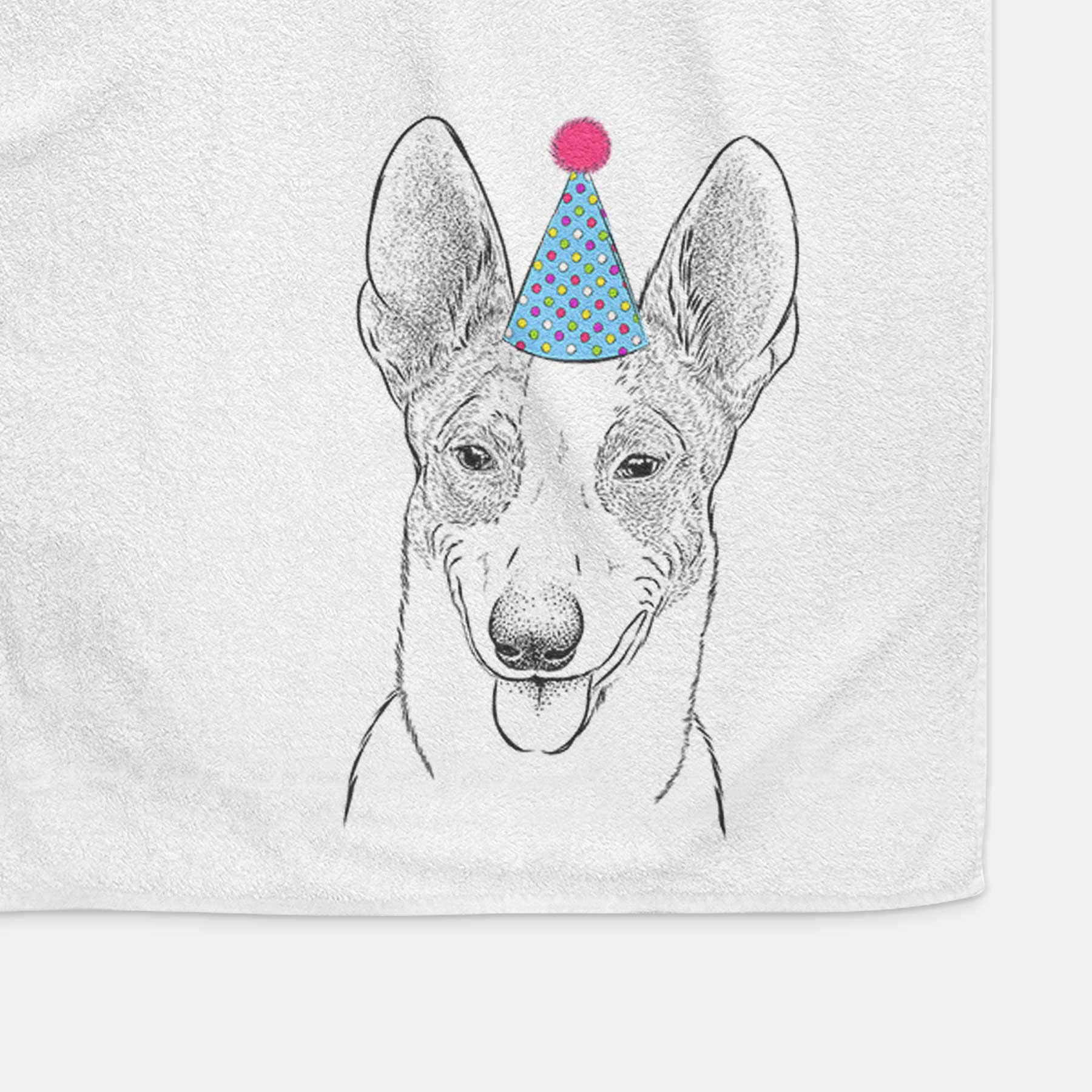 Berlin the Carolina Dog Decorative Hand Towel