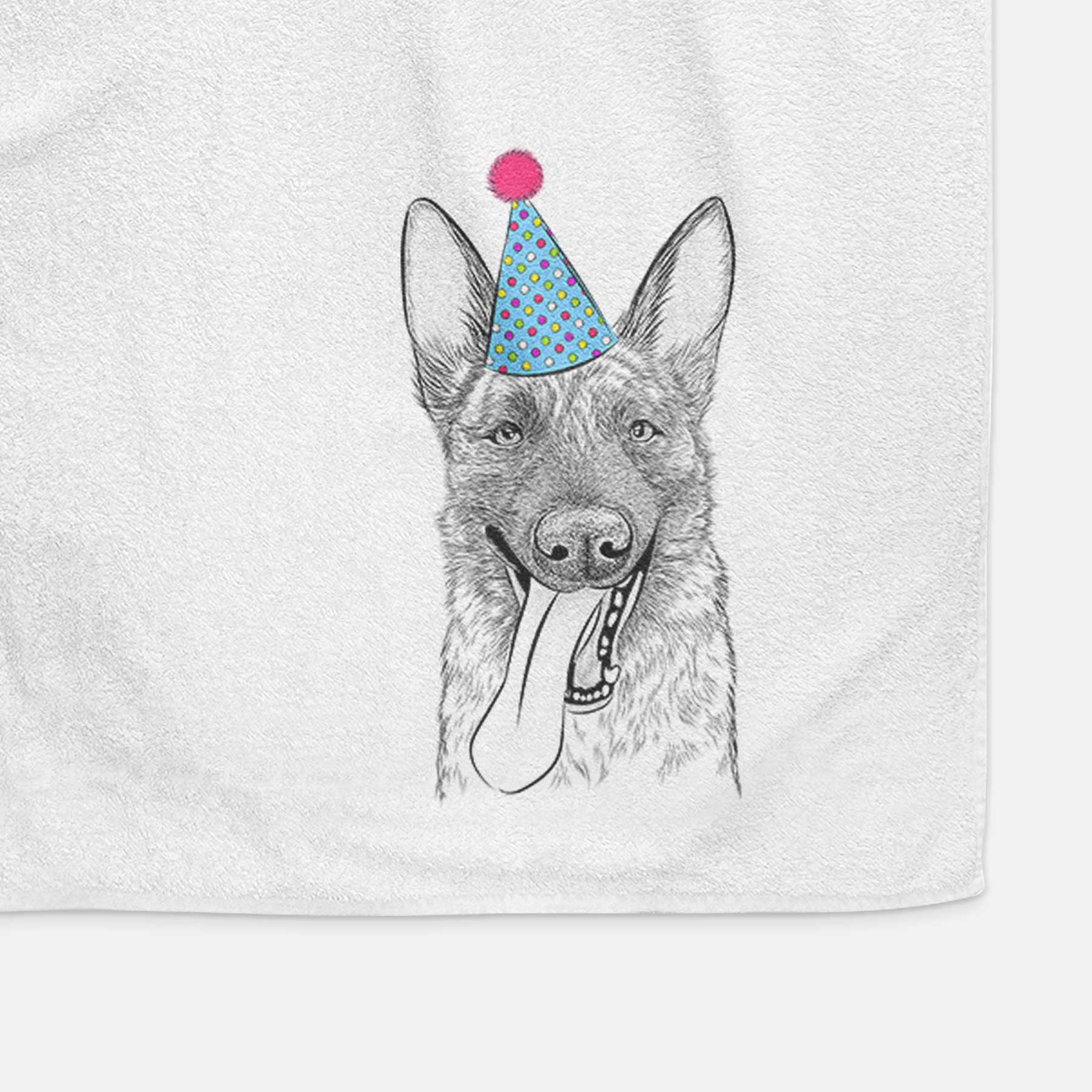 Bessa the Dutch Shepherd Decorative Hand Towel