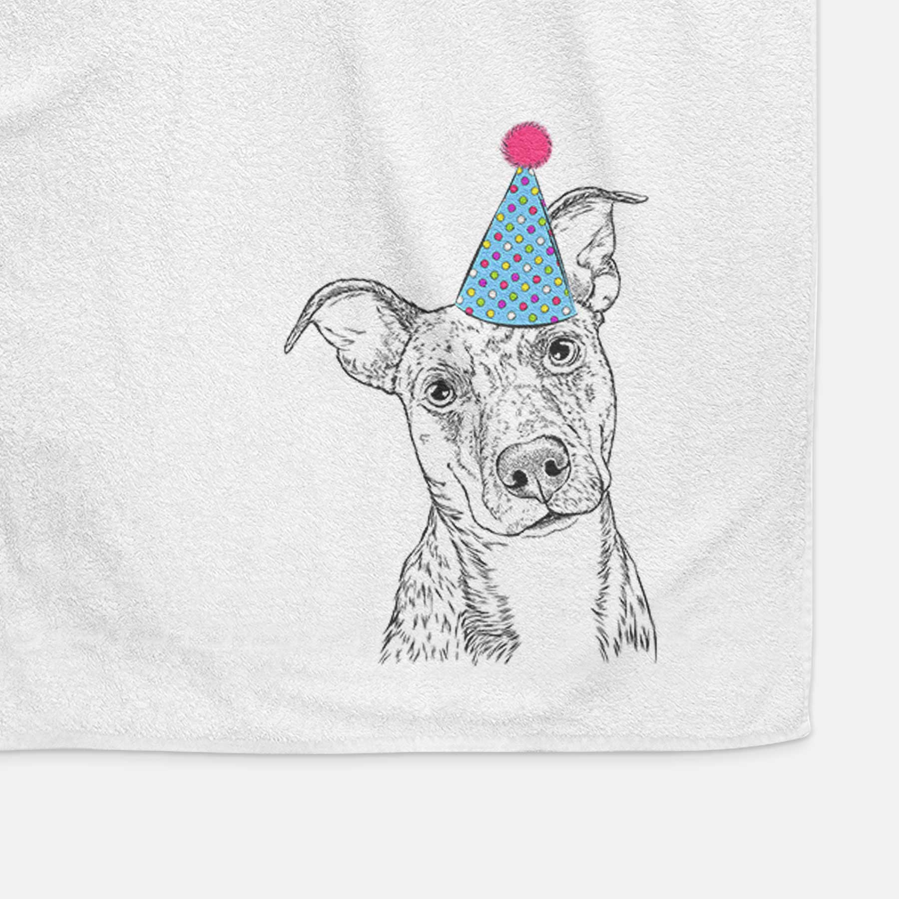 Bianca the Mixed Breed Decorative Hand Towel