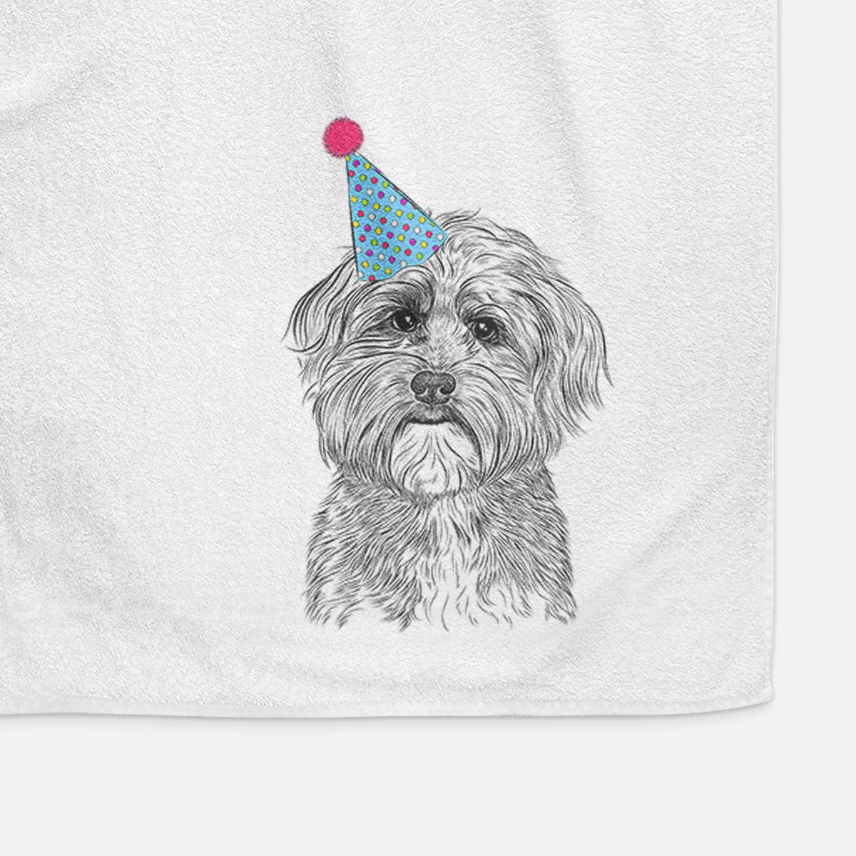 Bingo the Mixed Breed Decorative Hand Towel