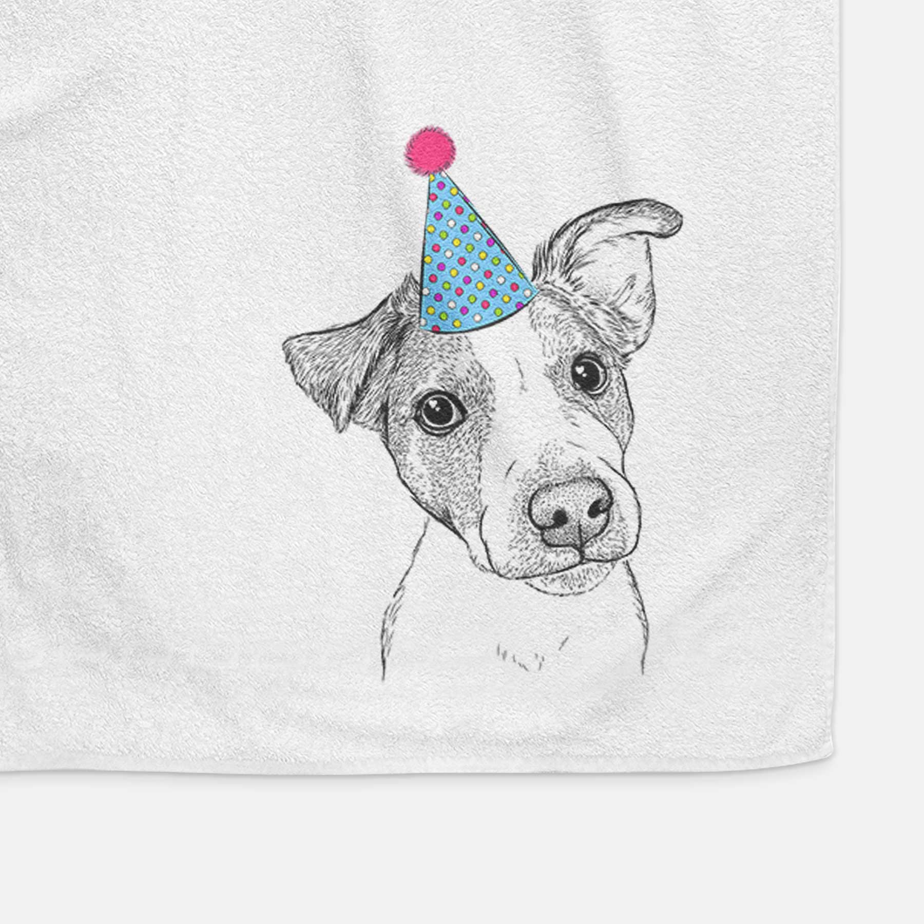 Bosse the Jack Russell Terrier Decorative Hand Towel