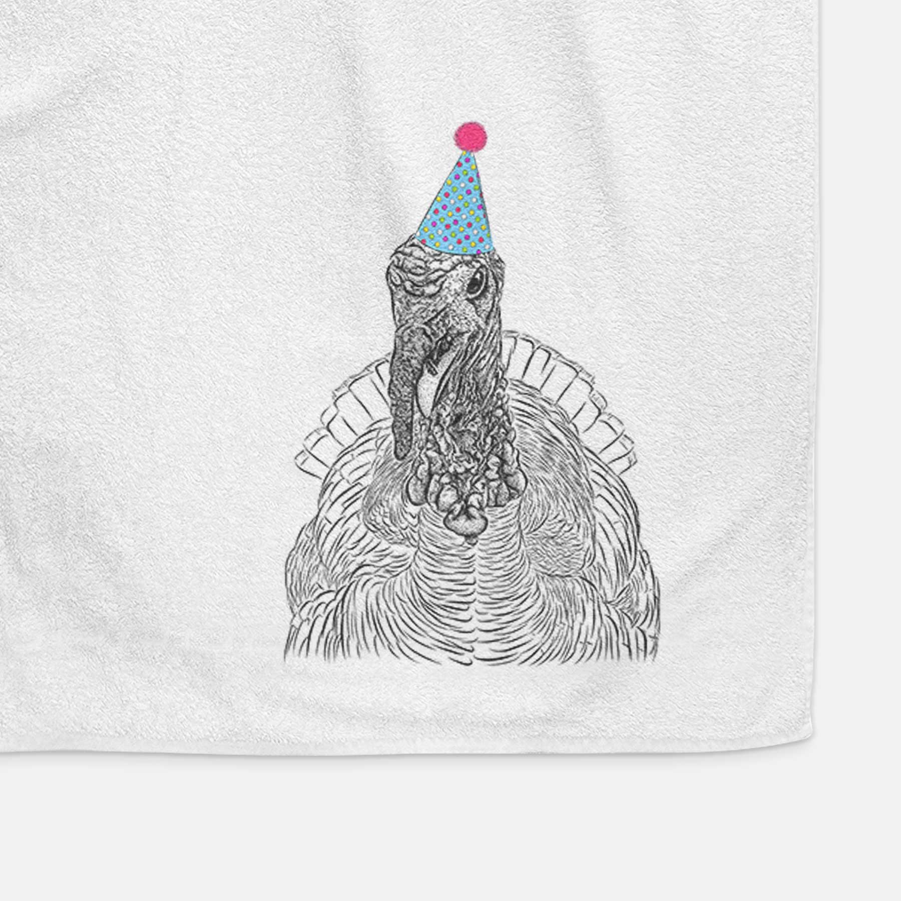 Brady the Turkey Decorative Hand Towel