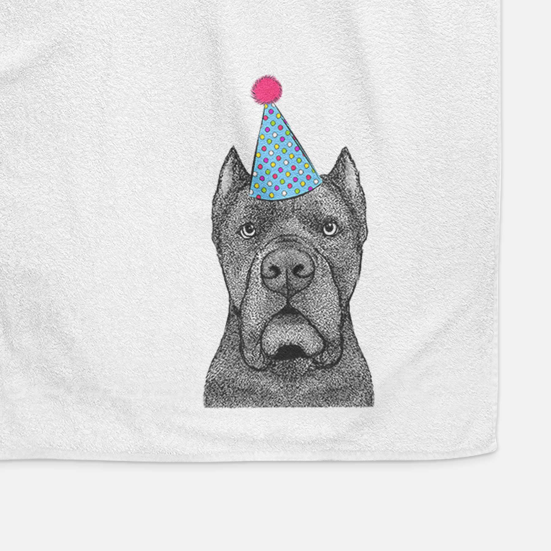 Bruno the Cane Corso Decorative Hand Towel