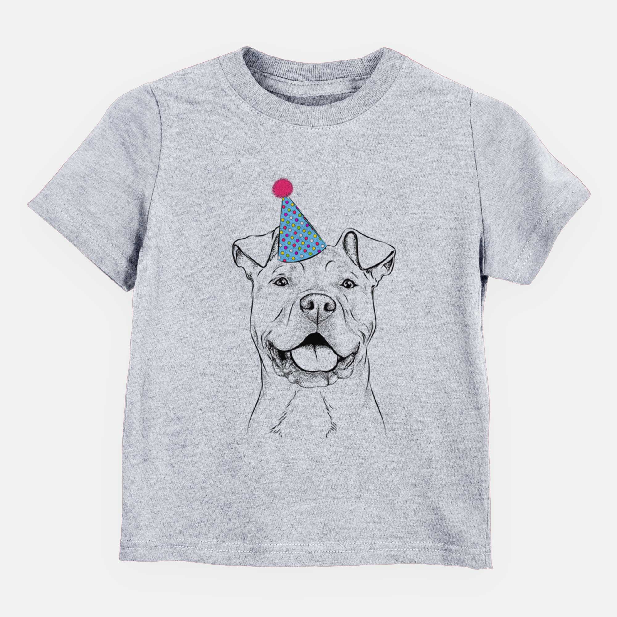 Birthday Bubba Scraps the American Stafforsdhire Mix - Kids/Youth/Toddler Shirt