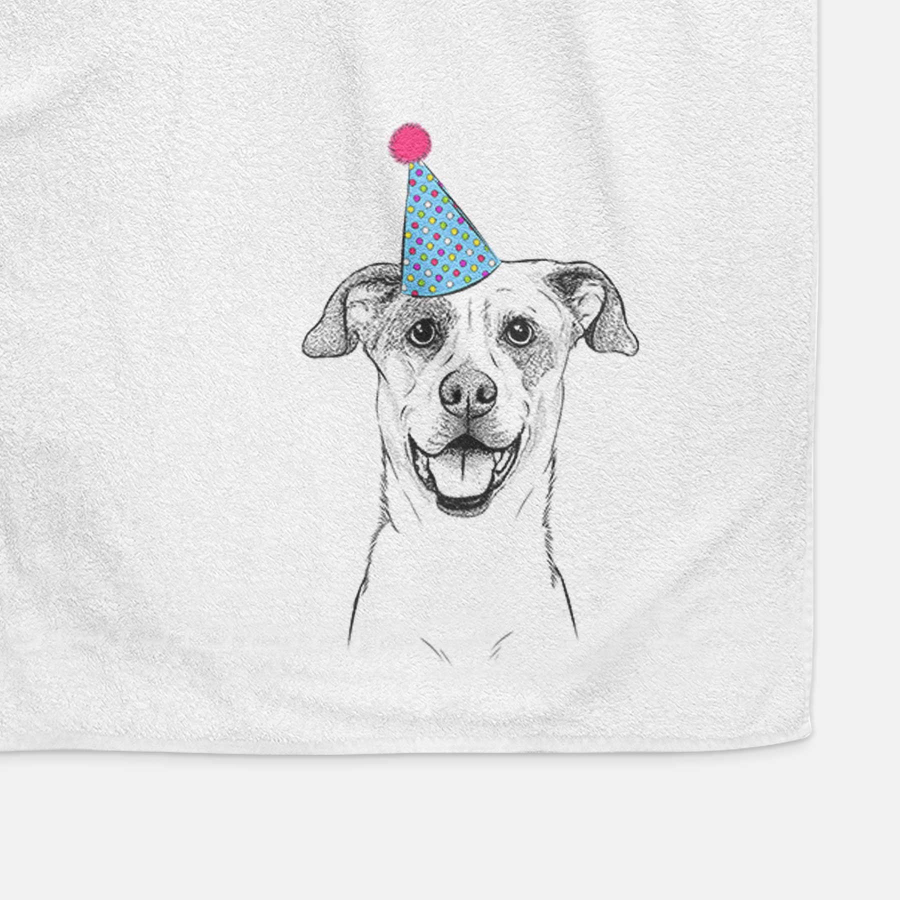 Buffy the Mixed Breed Decorative Hand Towel