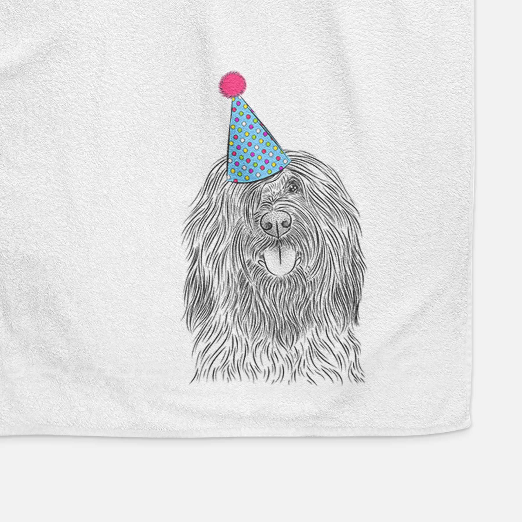 Bundy the Briard Decorative Hand Towel