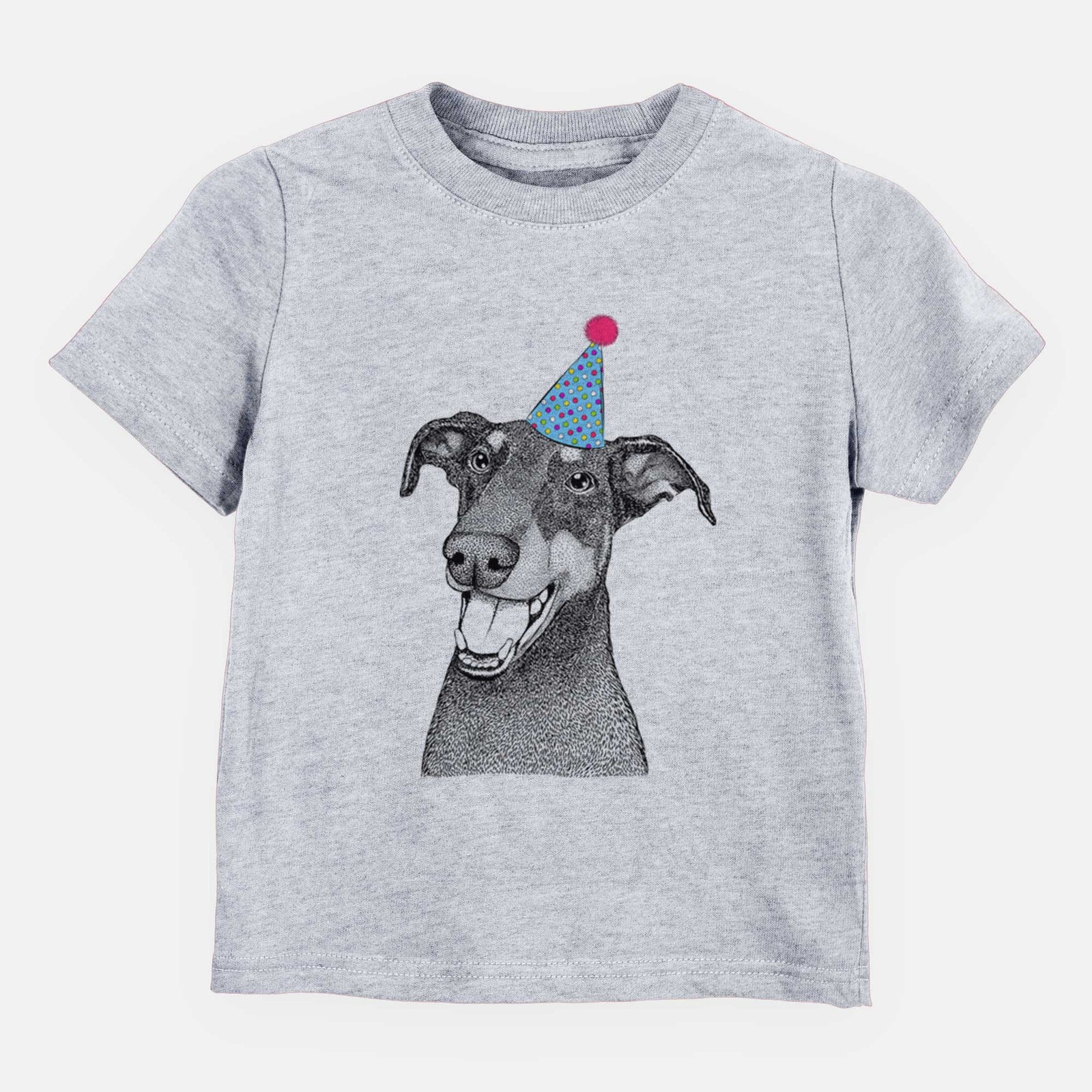 Birthday Bunnie the Doberman Pinscher - Kids/Youth/Toddler Shirt