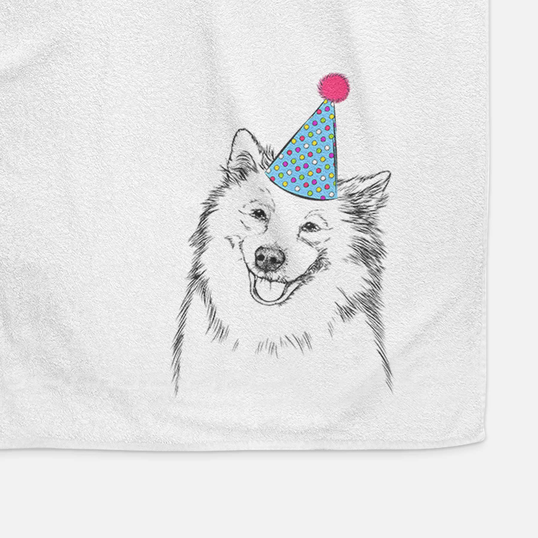 Caico the Samoyed Decorative Hand Towel