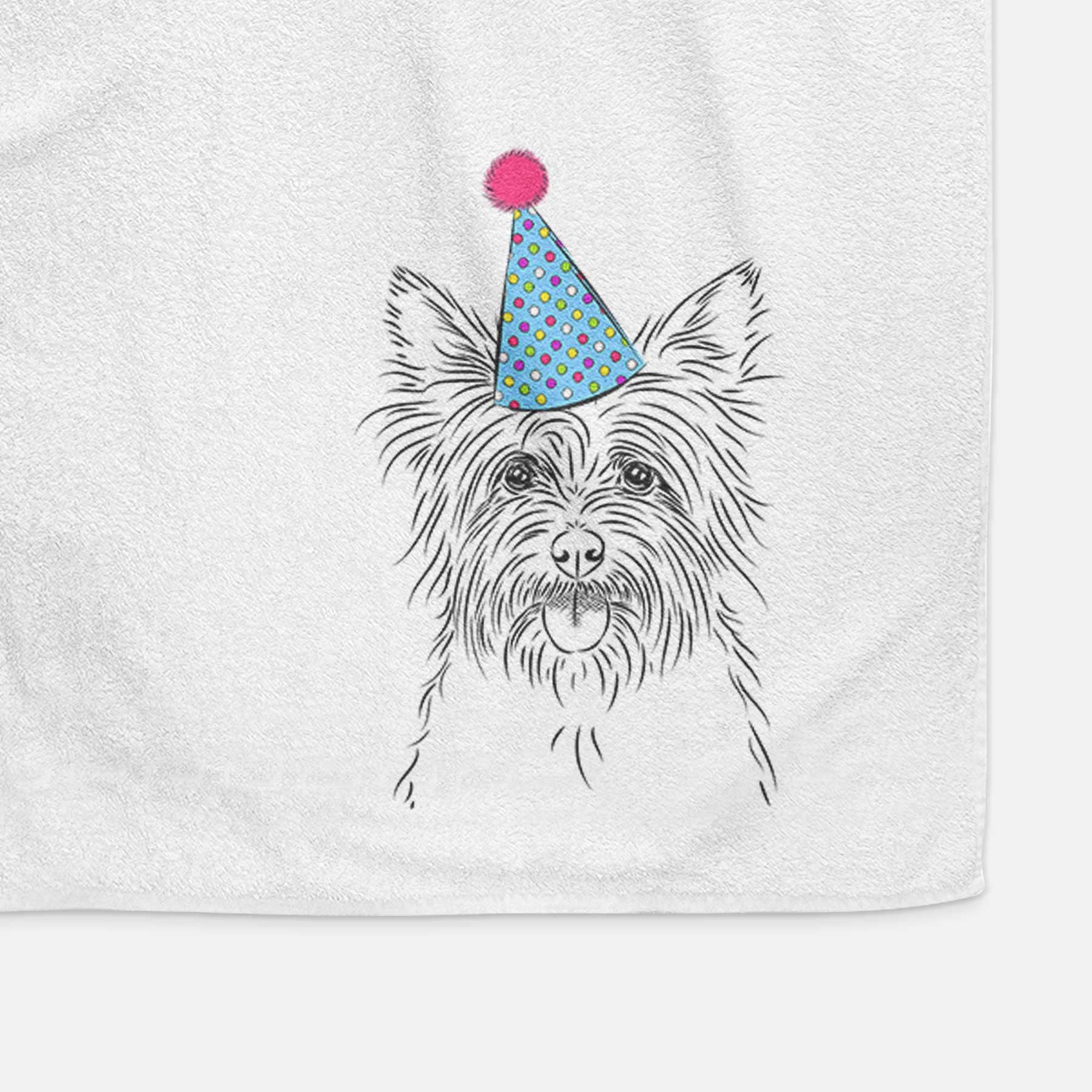 Calum the Cairn Terrier Decorative Hand Towel