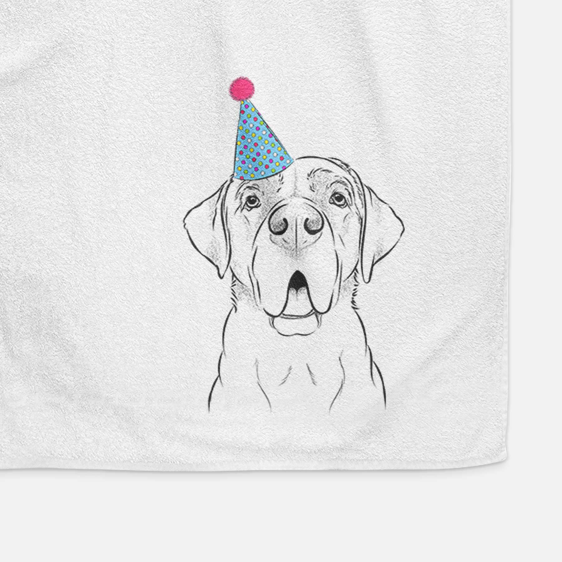 Ceasar the Labrador Hound Mix Decorative Hand Towel