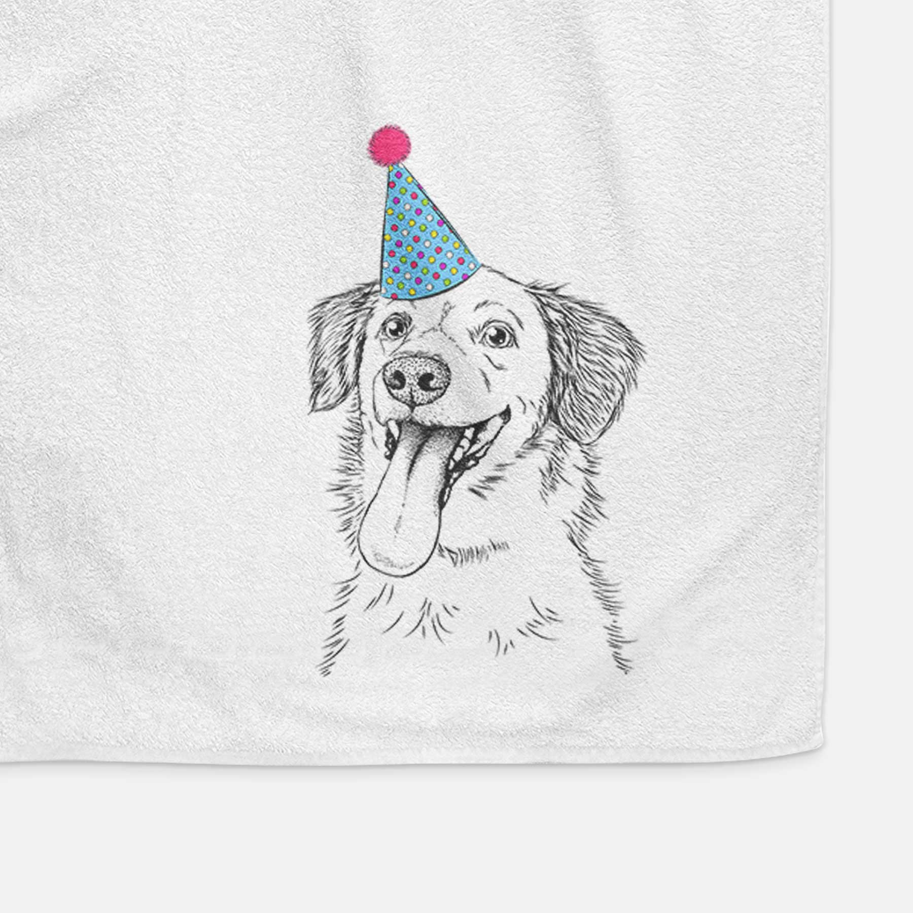 Charles Xavier the Mixed Breed Decorative Hand Towel