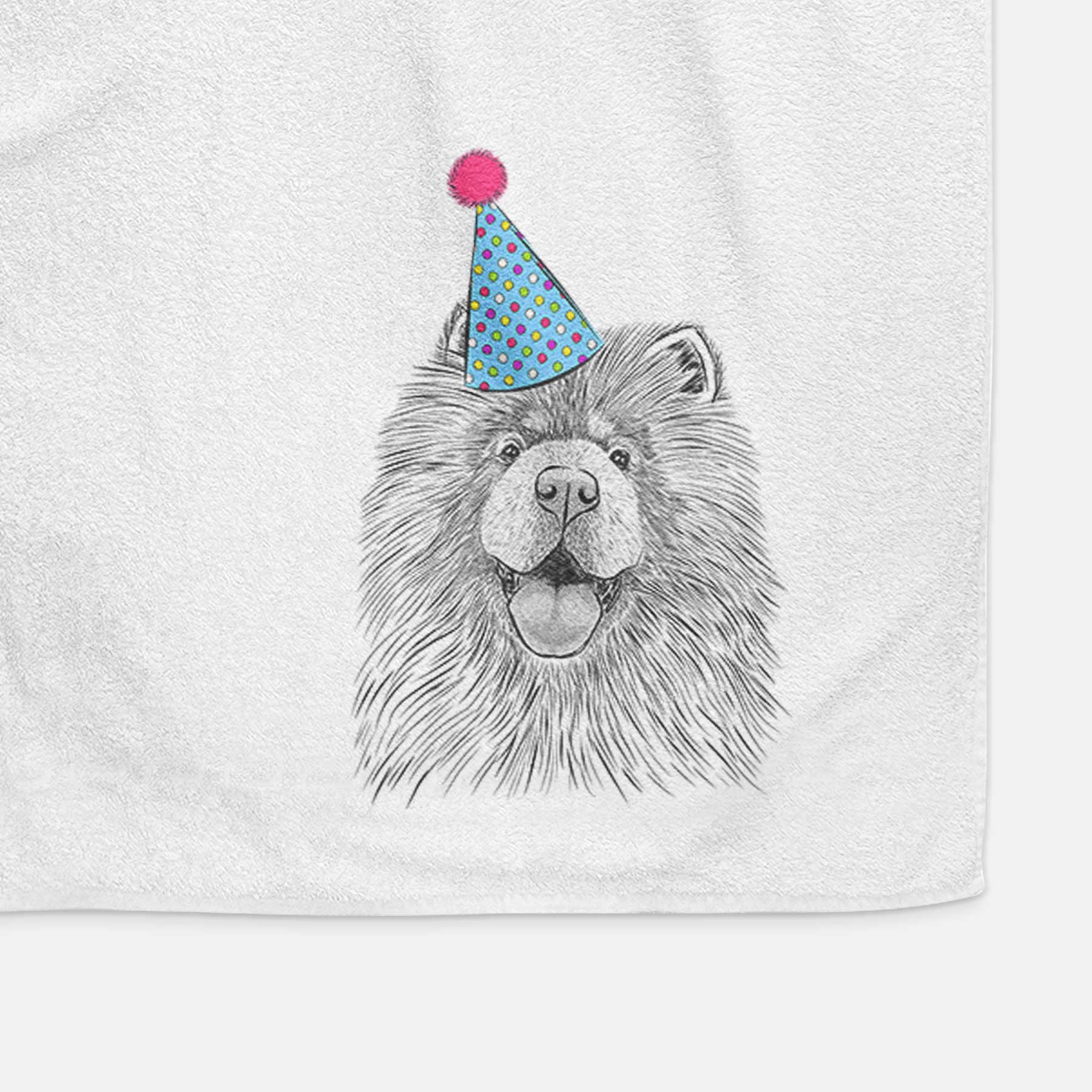 Charming Charlie the Chow Chow Decorative Hand Towel