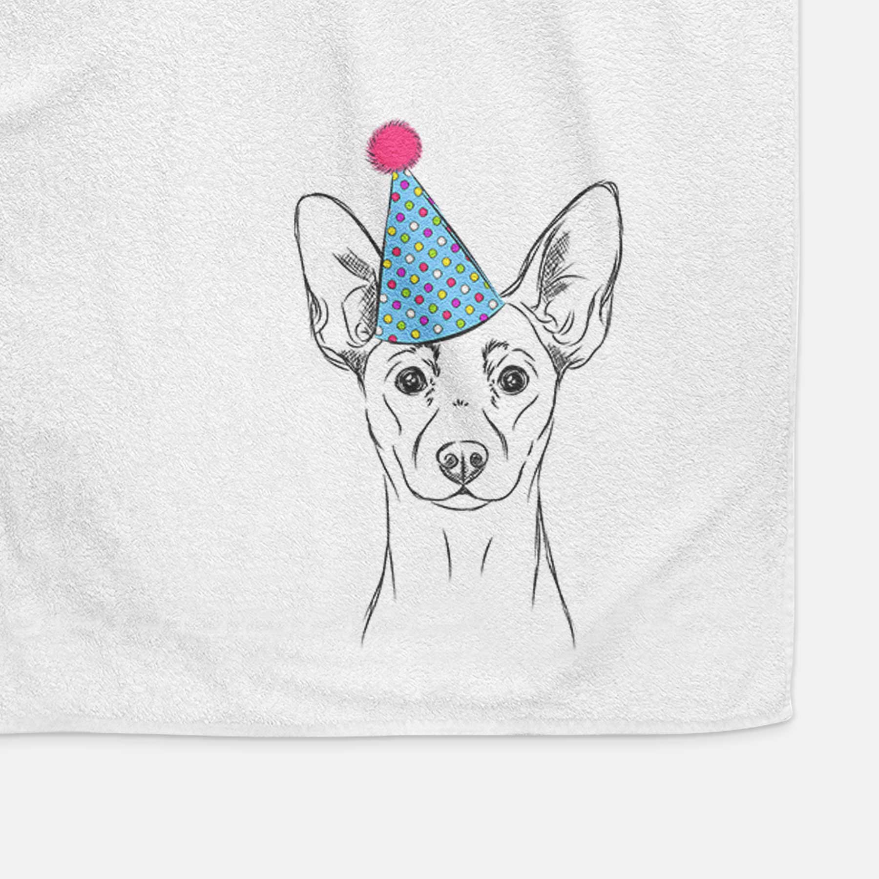 Chillie the Mini Pinscher Decorative Hand Towel