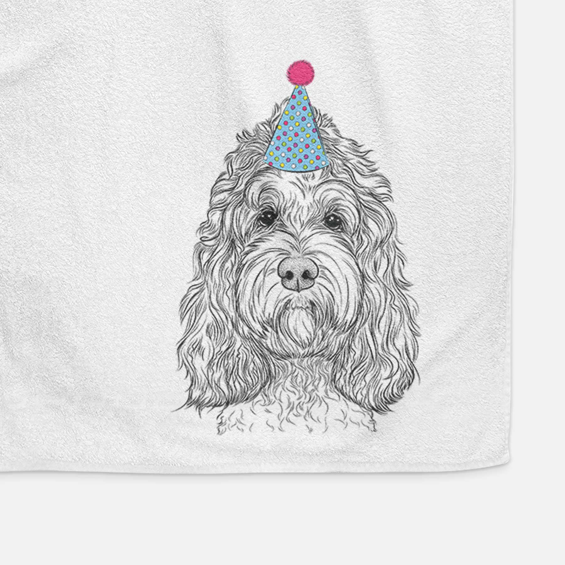 Chloe the Cockapoo Decorative Hand Towel