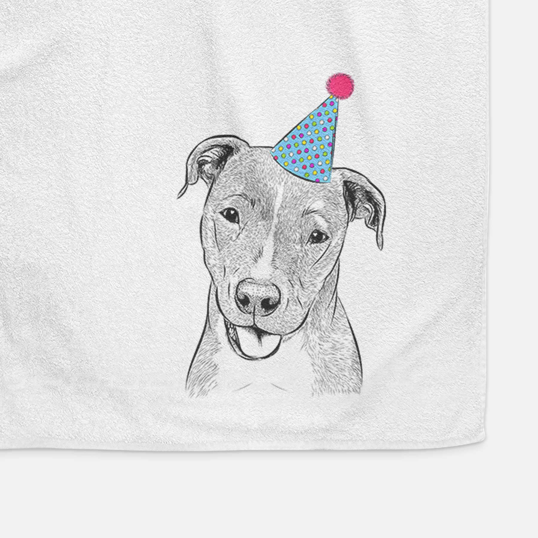 Claiborne the American Staffordshire Terrier Decorative Hand Towel