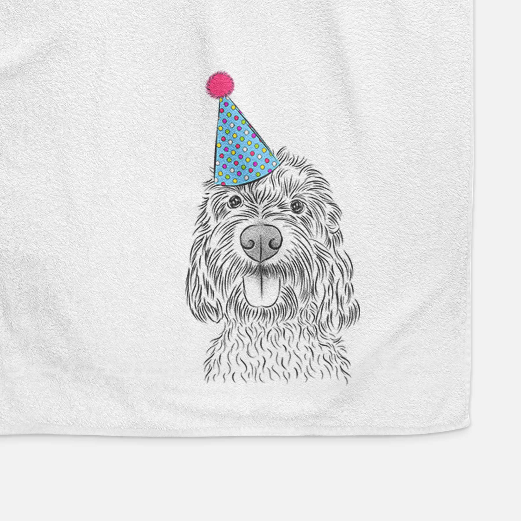 Clover the Cockapoo Decorative Hand Towel