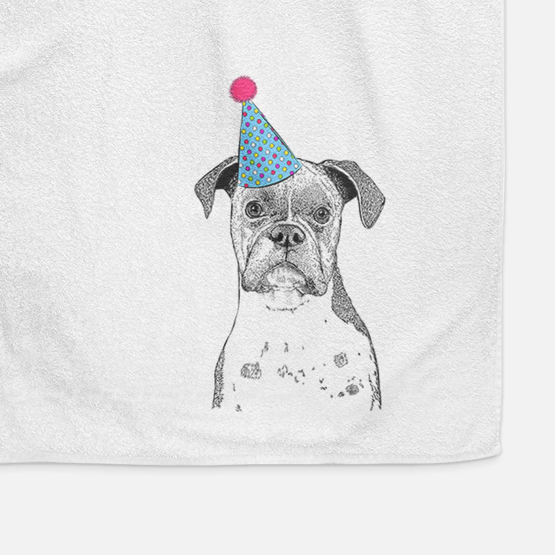 Daisy the Boxer Decorative Hand Towel