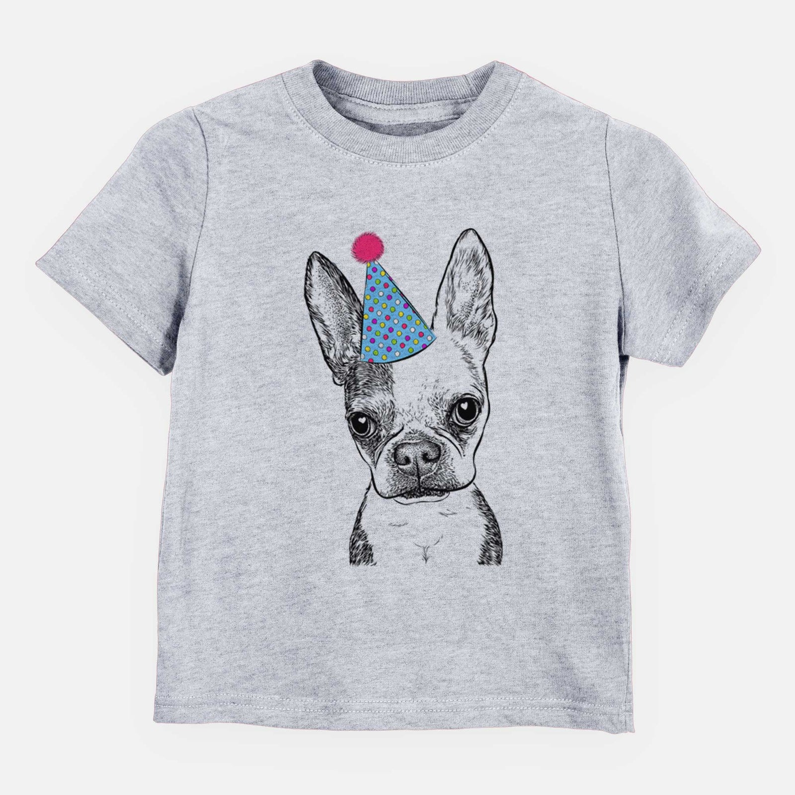 Birthday Daisy the Boston Terrier - Kids/Youth/Toddler Shirt