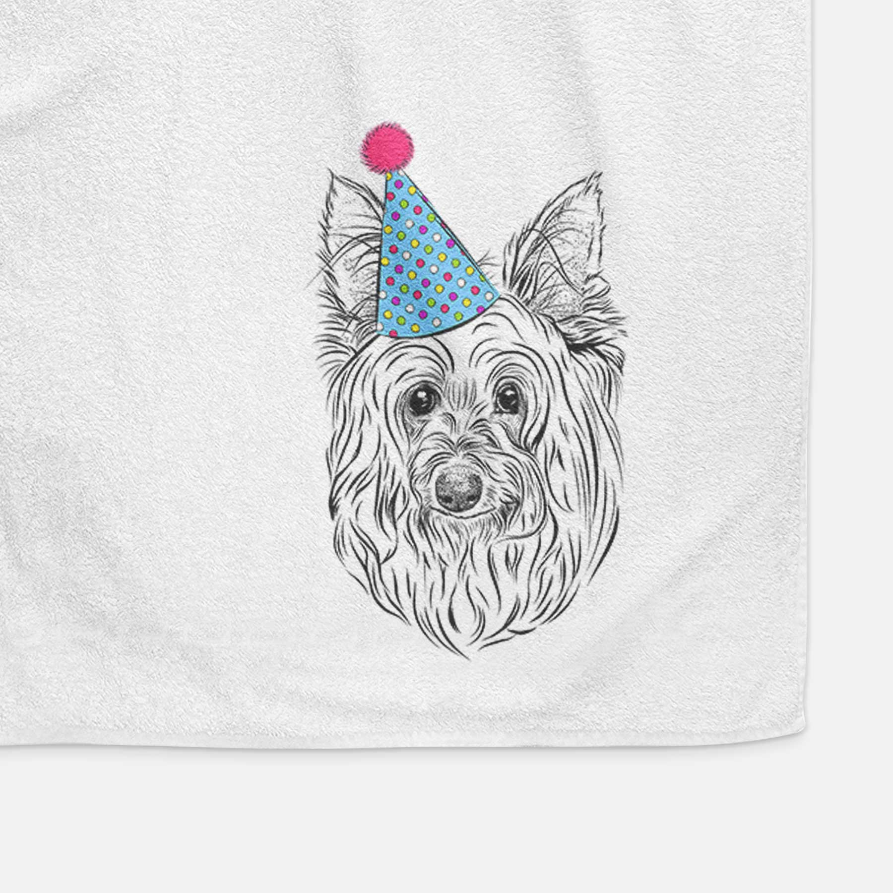 Daisy May the Silky Terrier Decorative Hand Towel