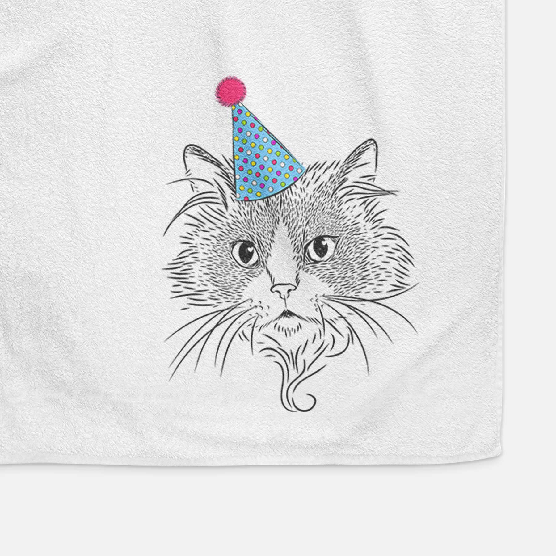 Daniel the Ragdoll Cat Decorative Hand Towel