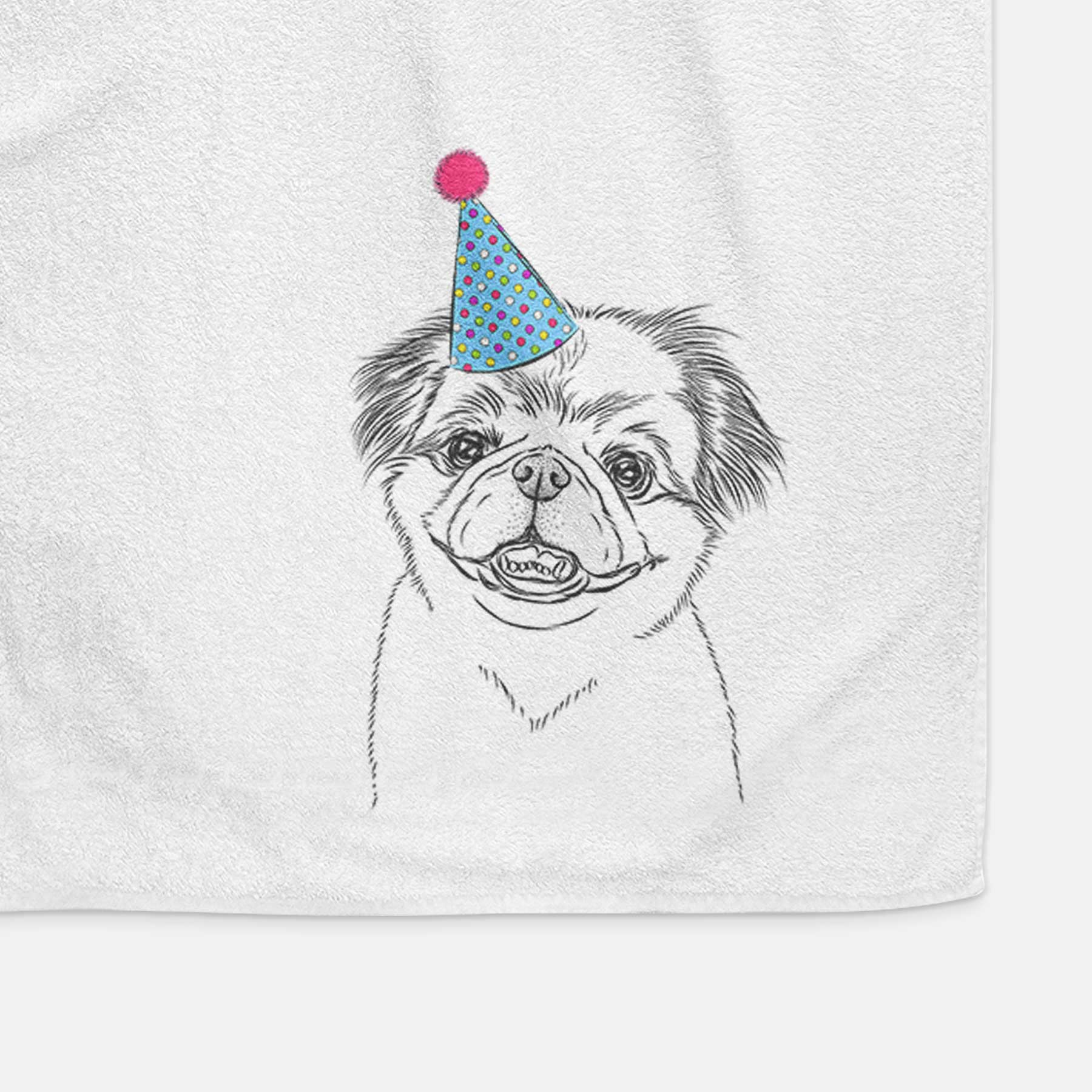 Danny the Pekingese Decorative Hand Towel