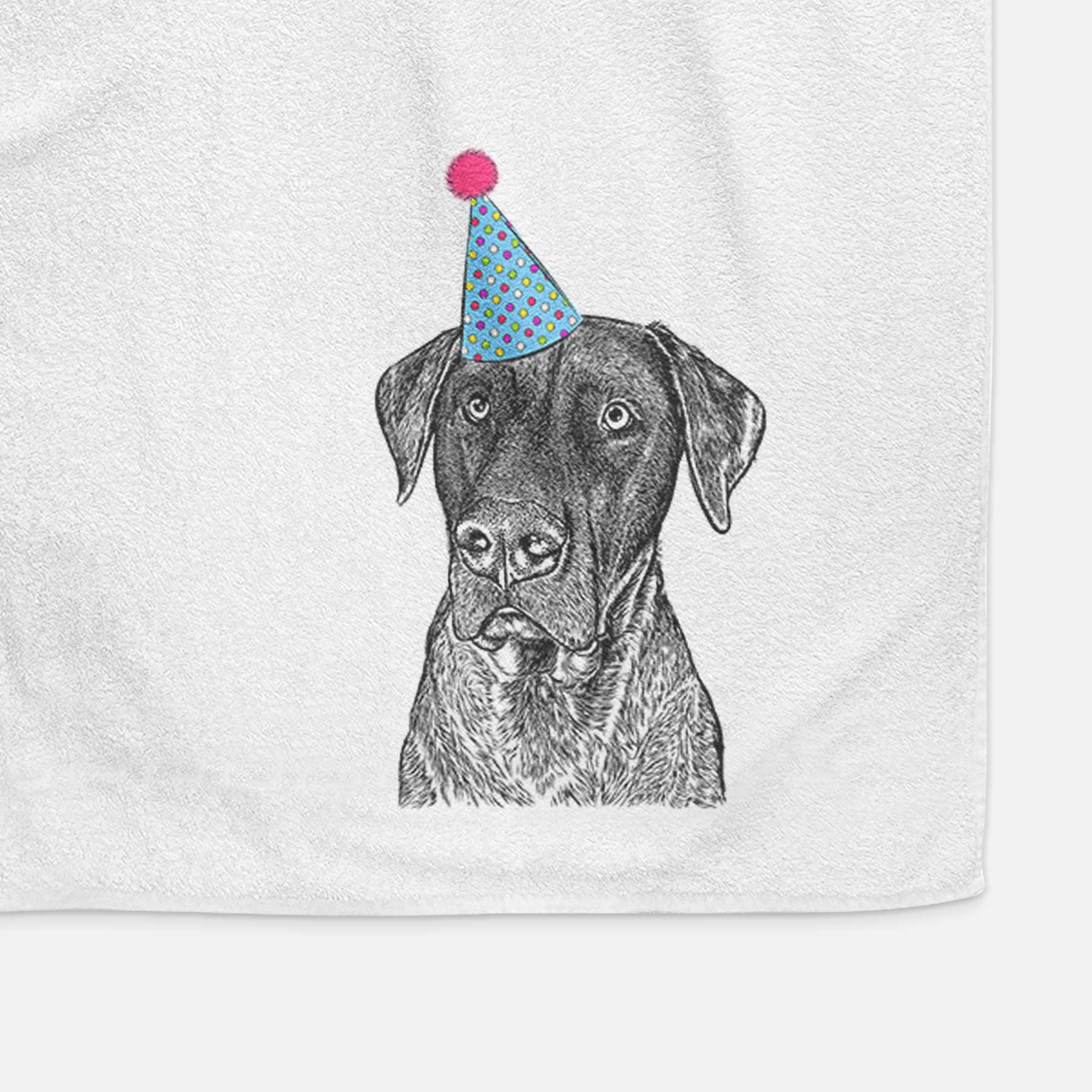 David the Boxador Decorative Hand Towel