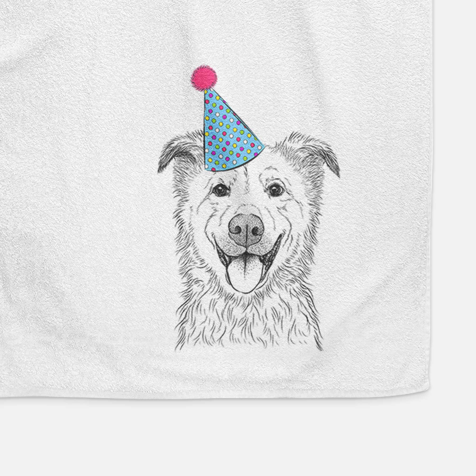 Dawson the Mixed Breed Decorative Hand Towel