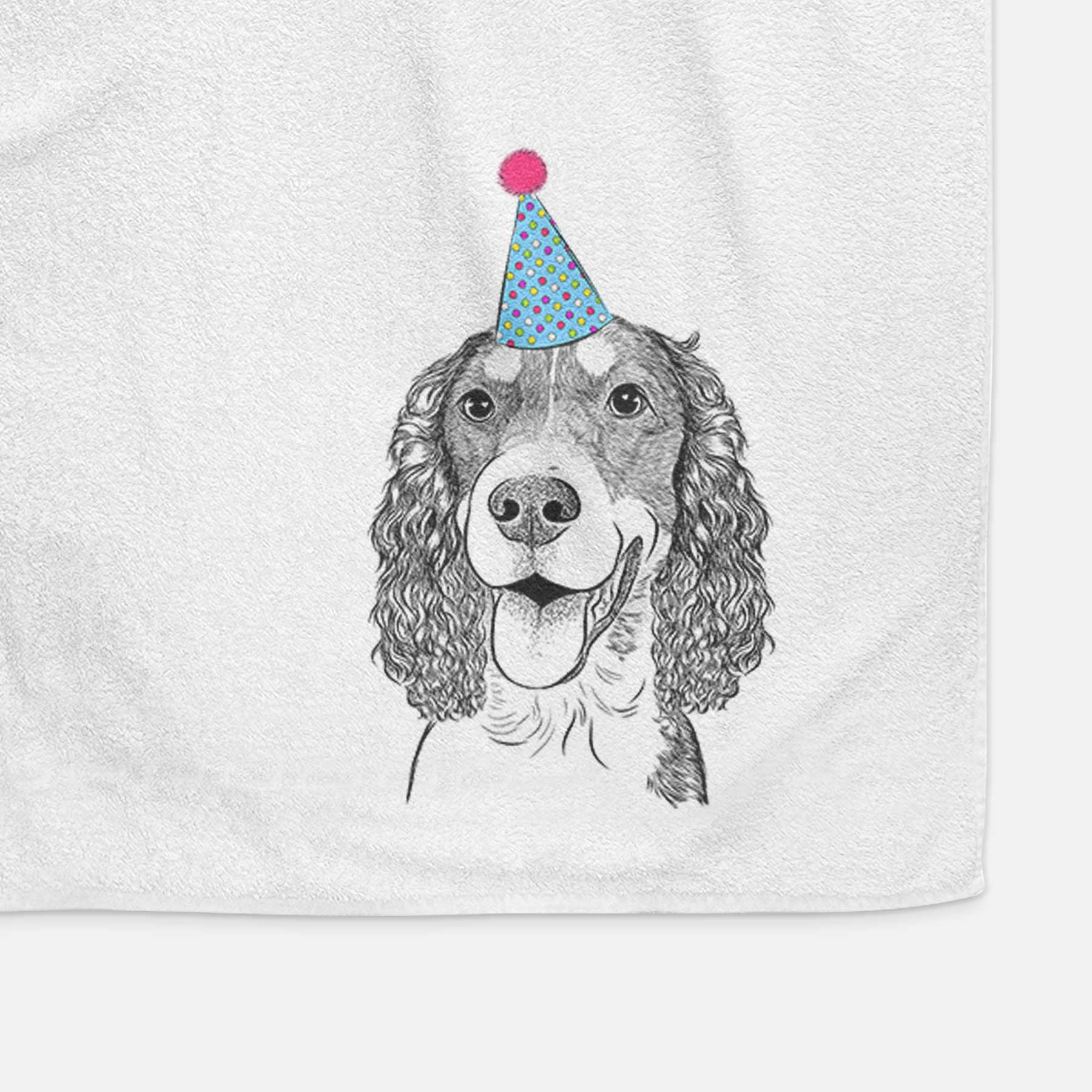 Delilah the English Springer Spaniel Decorative Hand Towel