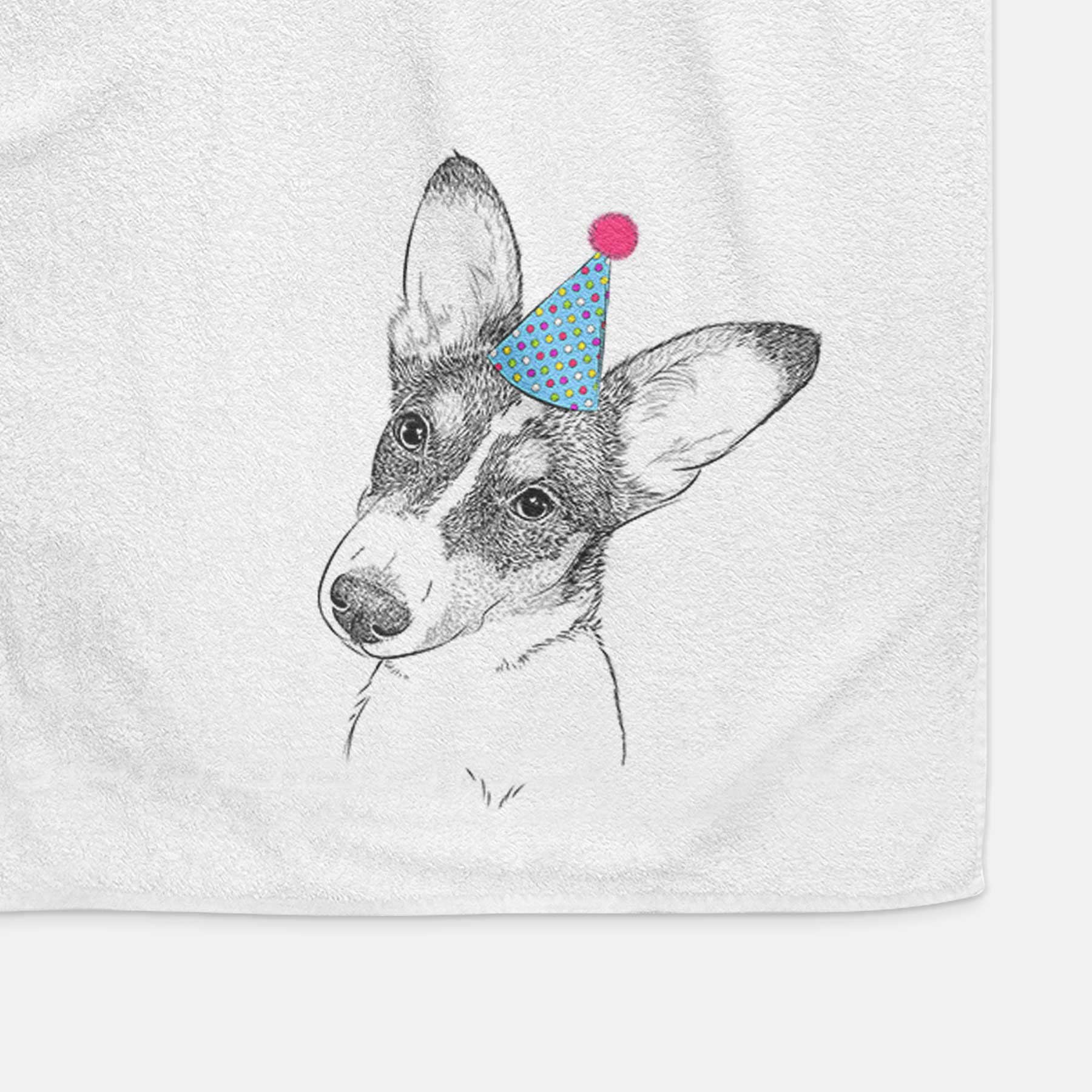 Dexter the Corgi Decorative Hand Towel