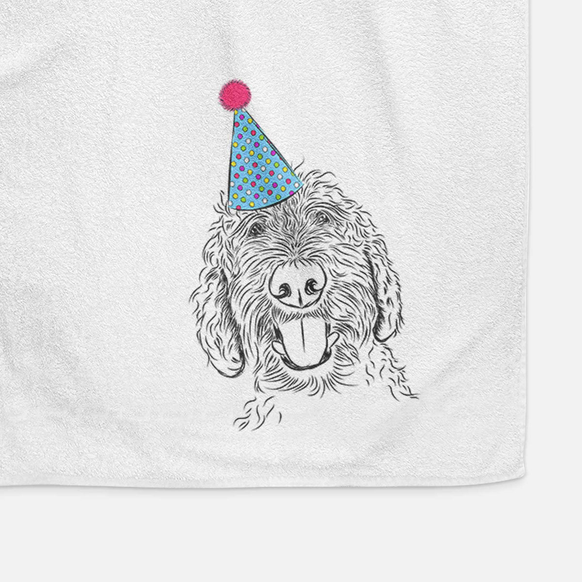 Dixie the Doodle Decorative Hand Towel