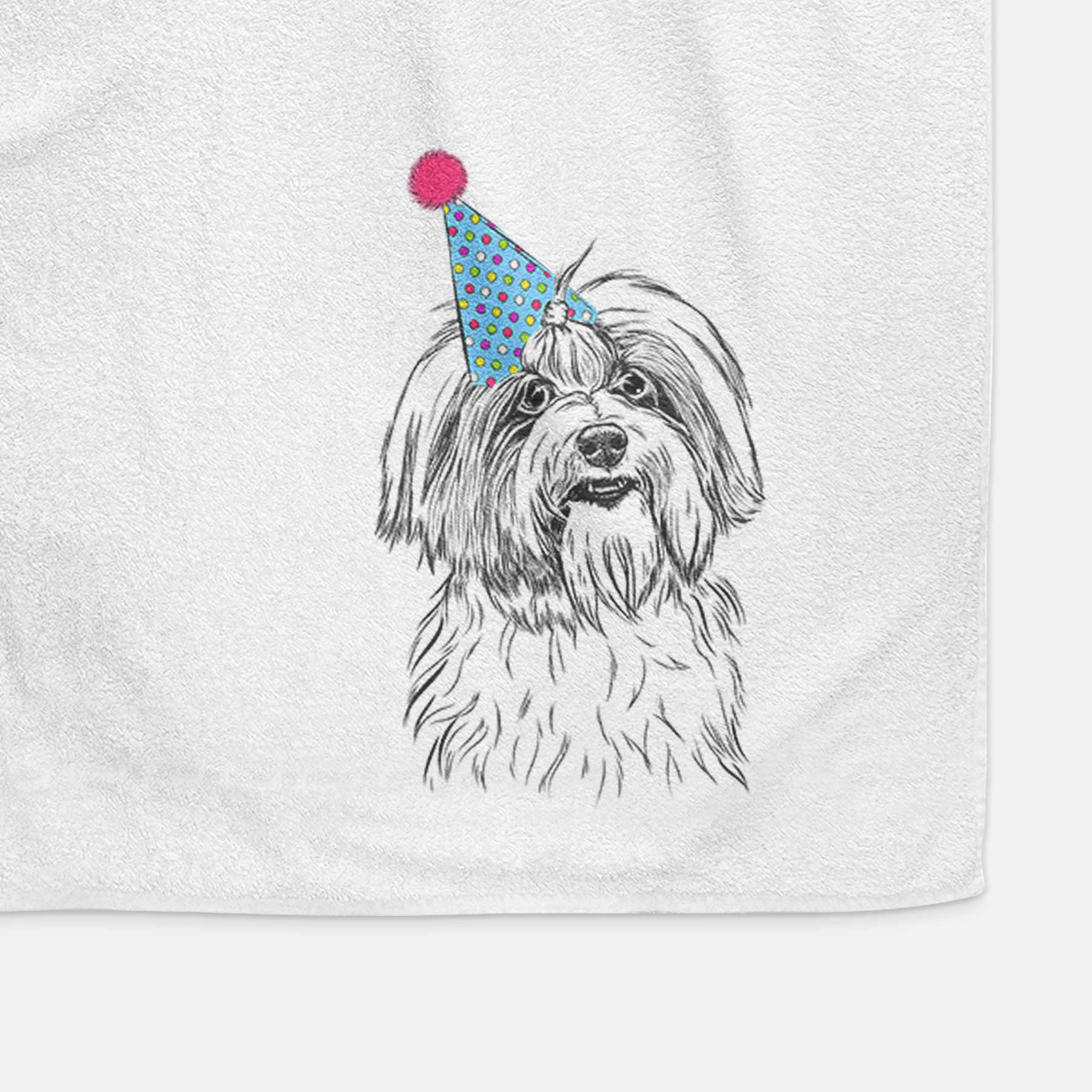 Dooley the Havanese Decorative Hand Towel