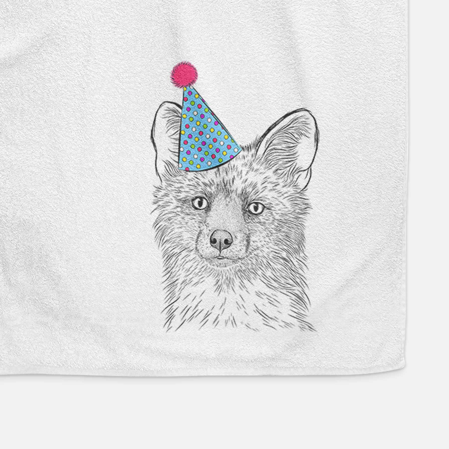 Drax the Red Fox Decorative Hand Towel