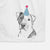 Duke the American Staffordshire Terrier Mix Decorative Hand Towel