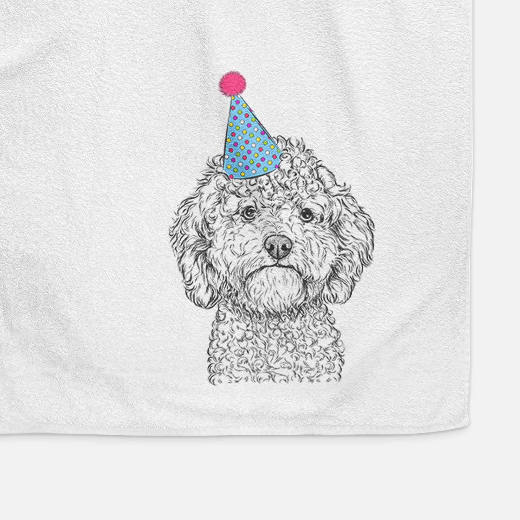 Edgar the Shihpoo Decorative Hand Towel