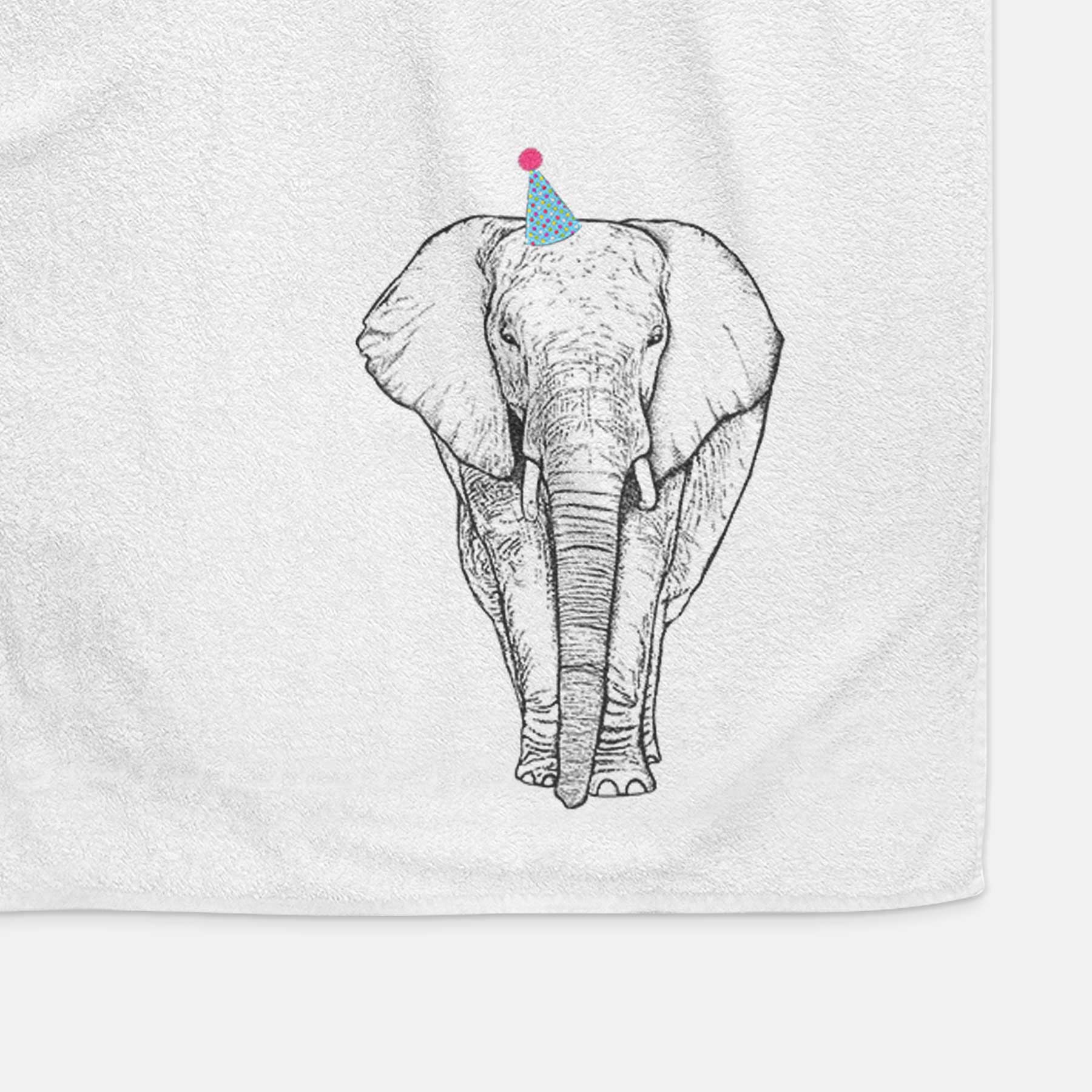 Ella the Elephant Decorative Hand Towel